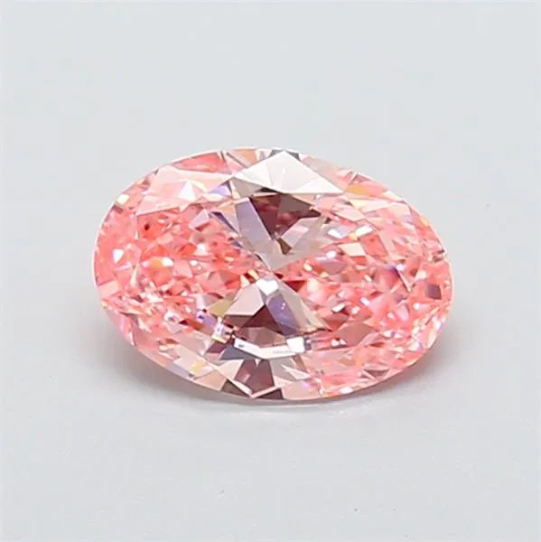 1.50ct Oval Lab Grown Diamond (Colour Fancy Vivid Pink, Clarity VS2, IGI Certified)