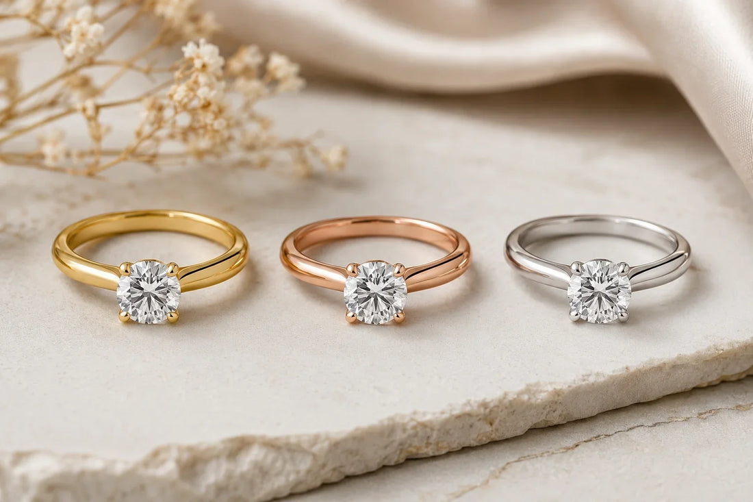 How to Choose an Engagement Ring Metal: 14K Gold vs 18K Gold vs Platinum