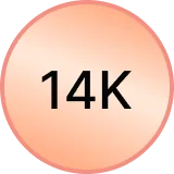 14K Rose Gold