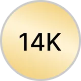 14K Yellow Gold