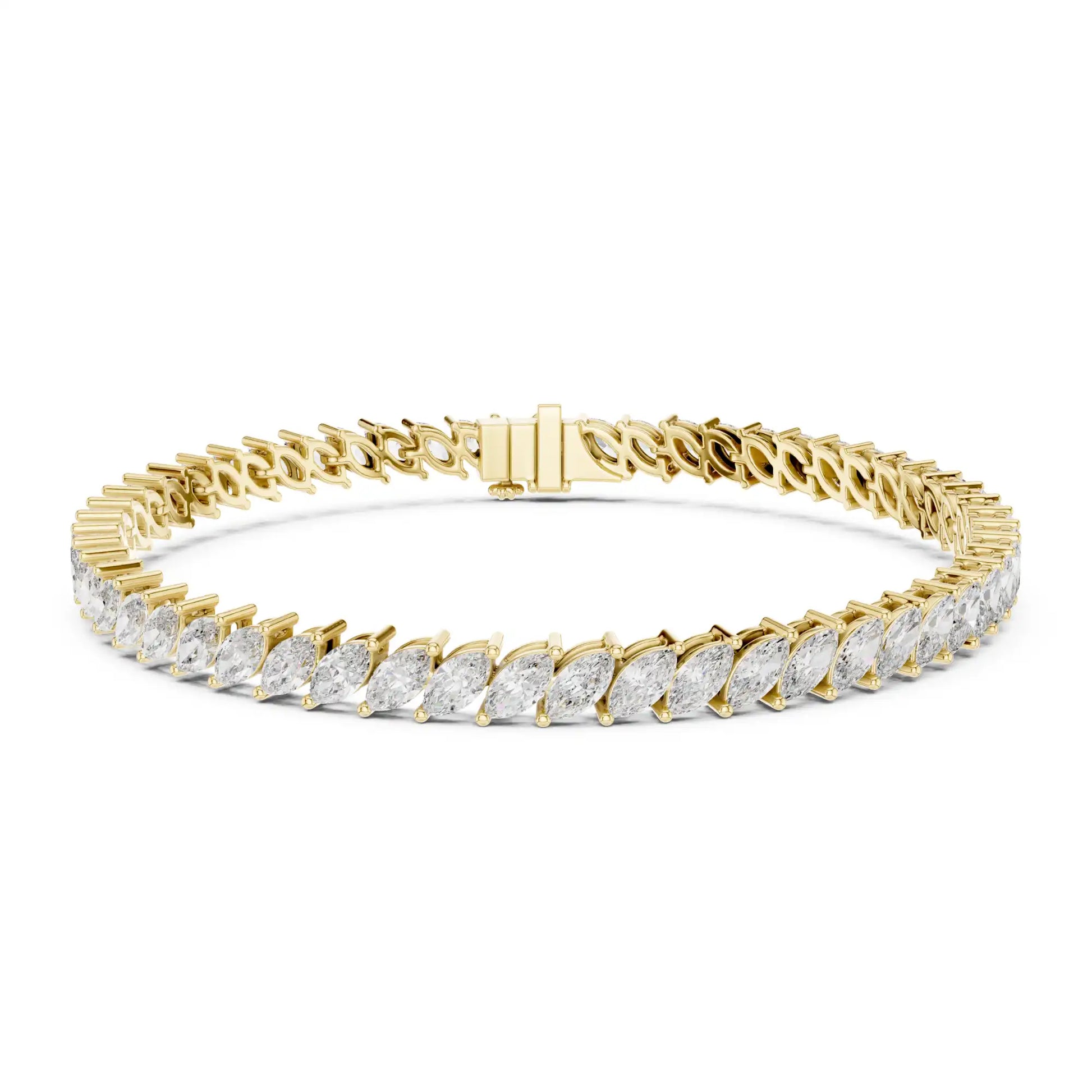 Marquise Diamond Tennis Bracelet For Her 