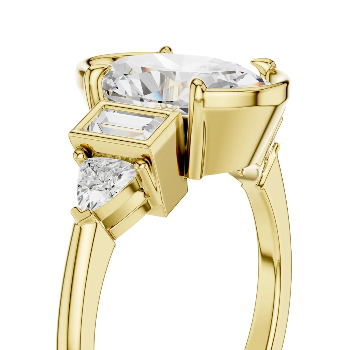 Oval Cut Lab Grown Diamond Engagement Ring | Eleanor Opulence