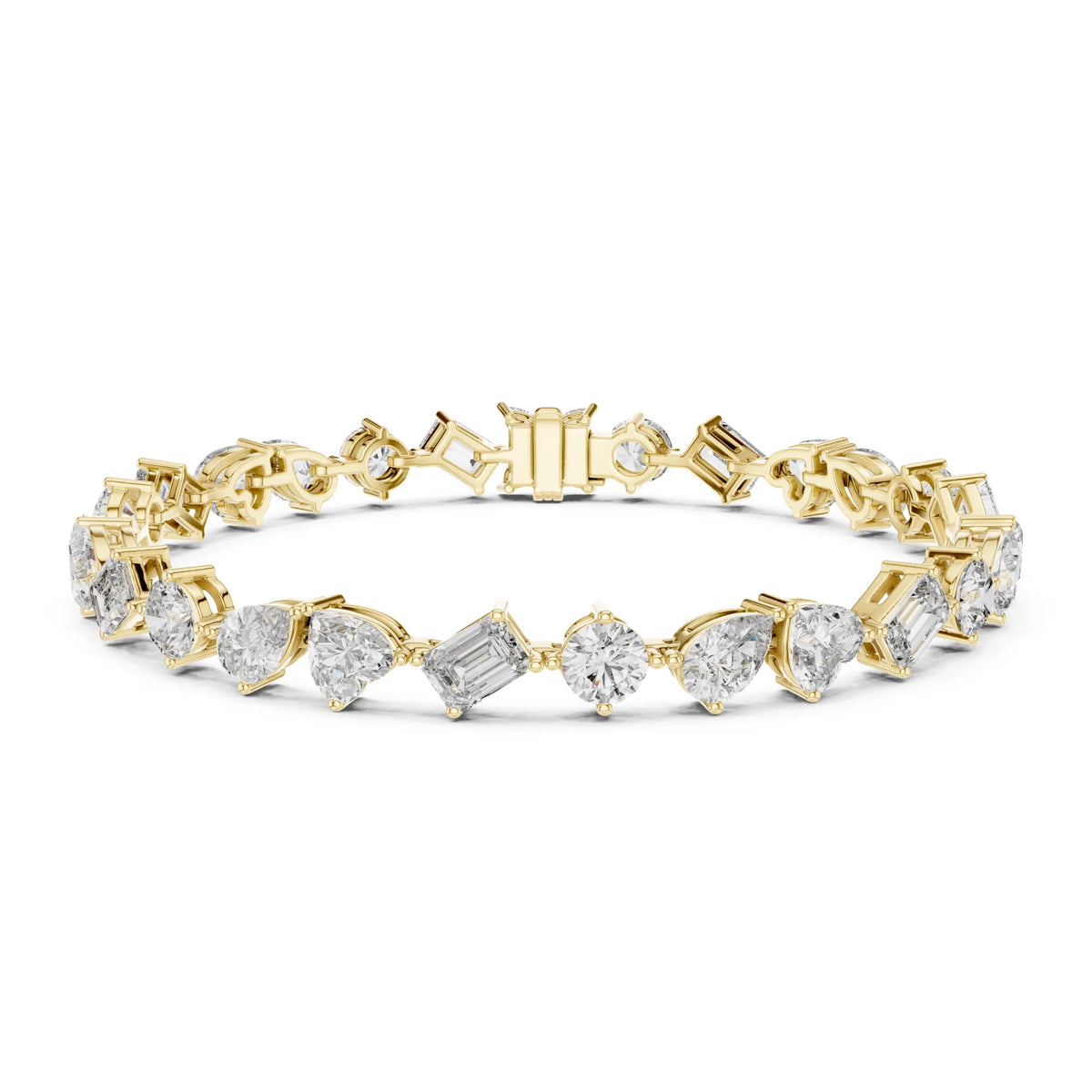 Multi-Shape Lab Grown Diamond Tennis Bracelet | Amalfi