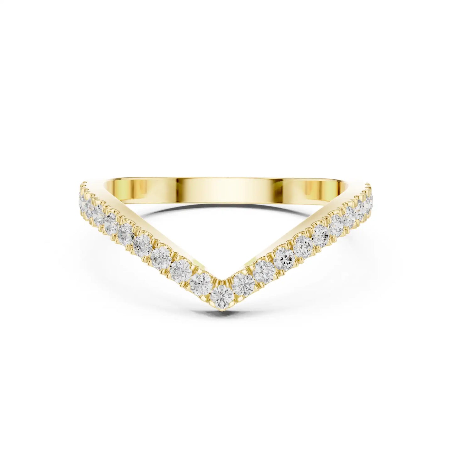 Buy v shape Diamond Engagement Ring