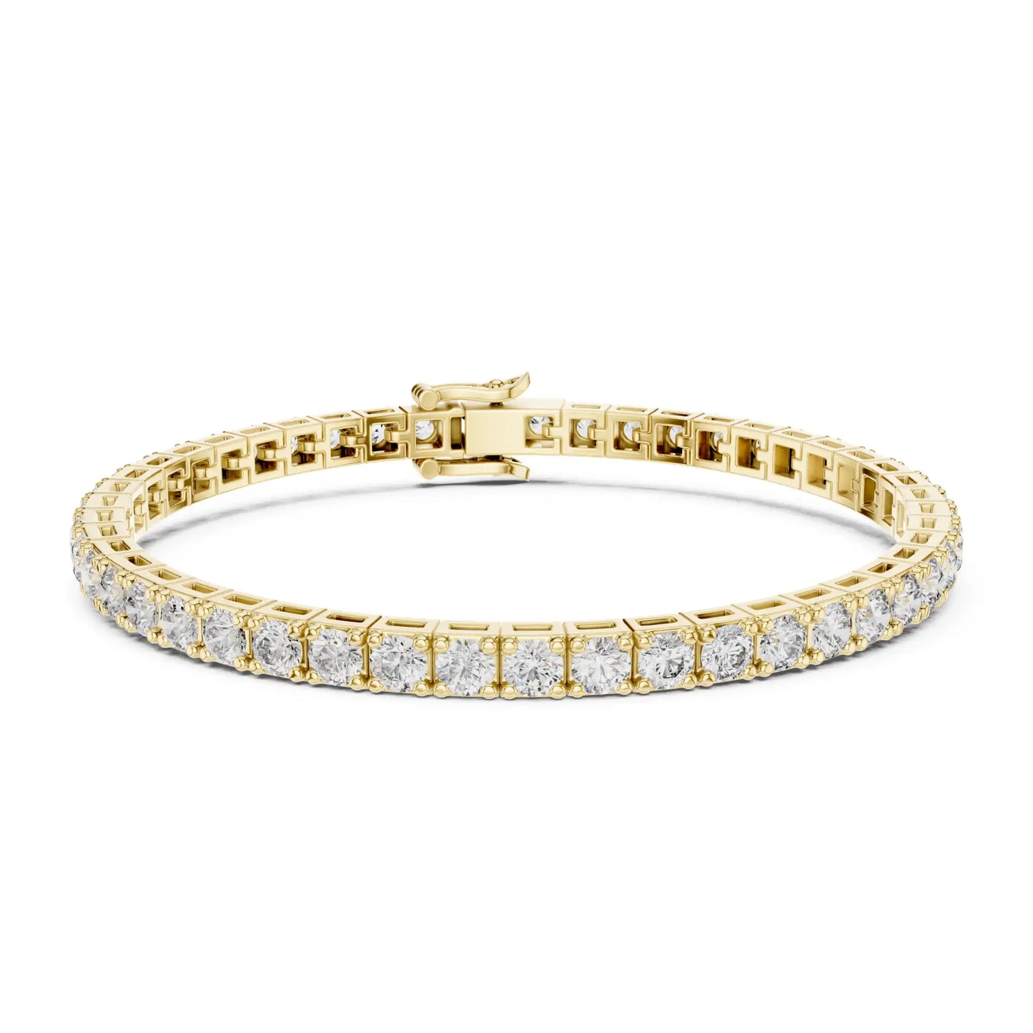 Classic Round Lab Grown Diamond Tennis Bracelet | Aspen