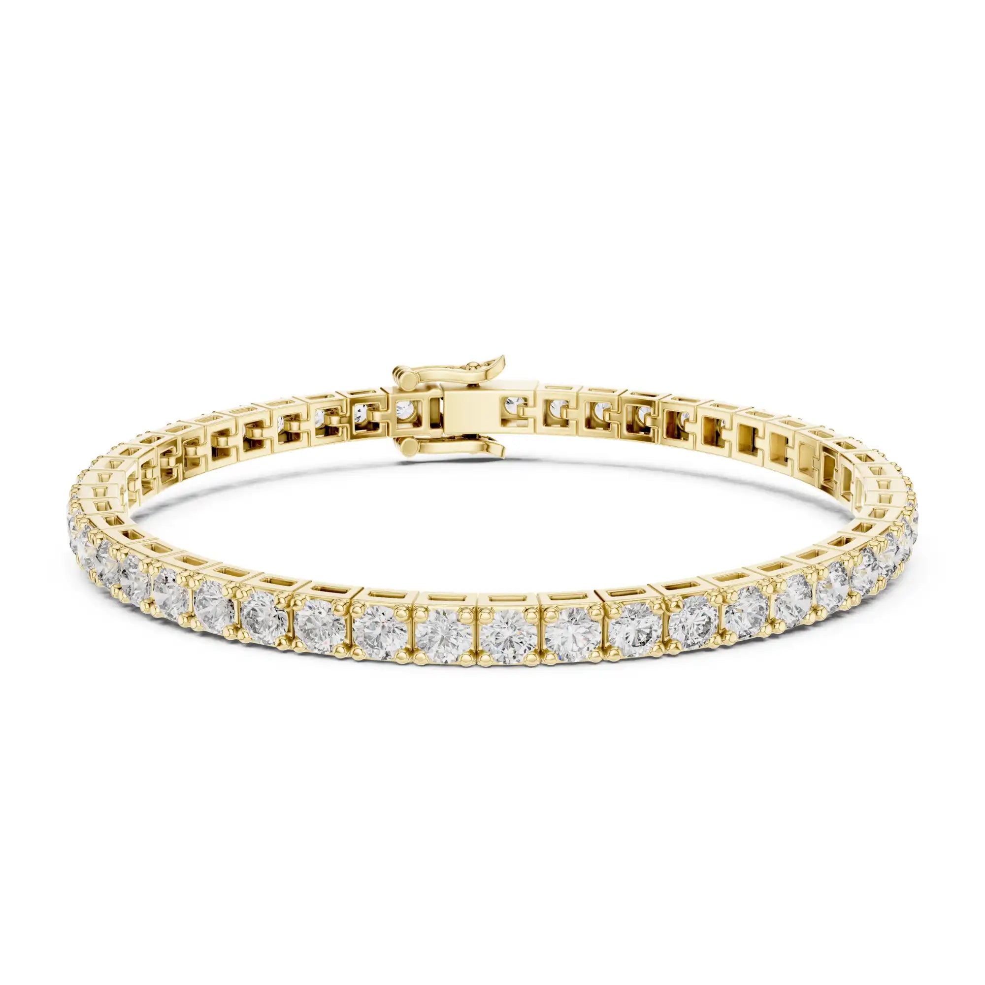 Classic Round Lab Grown Diamond Tennis Bracelet | Aspen