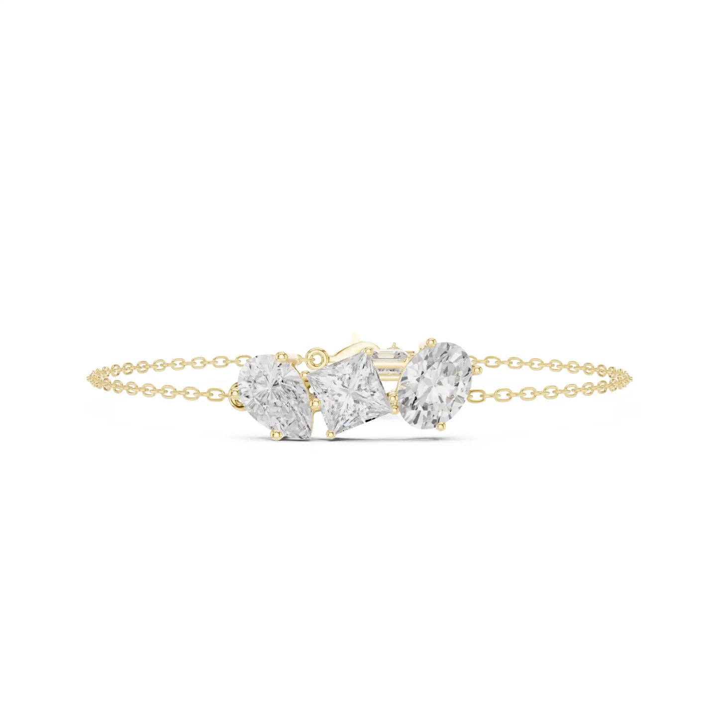 Trinities Multi-Shape Diamond Bracelet | Cielo