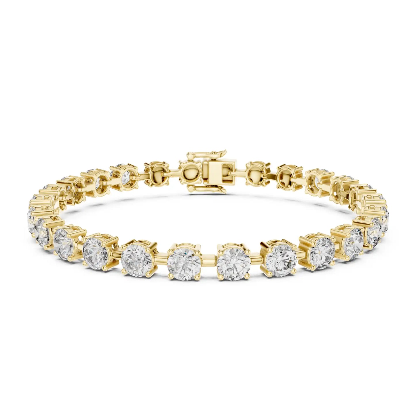 Round Lab Grown Diamond Tennis Bracelet | Monaco