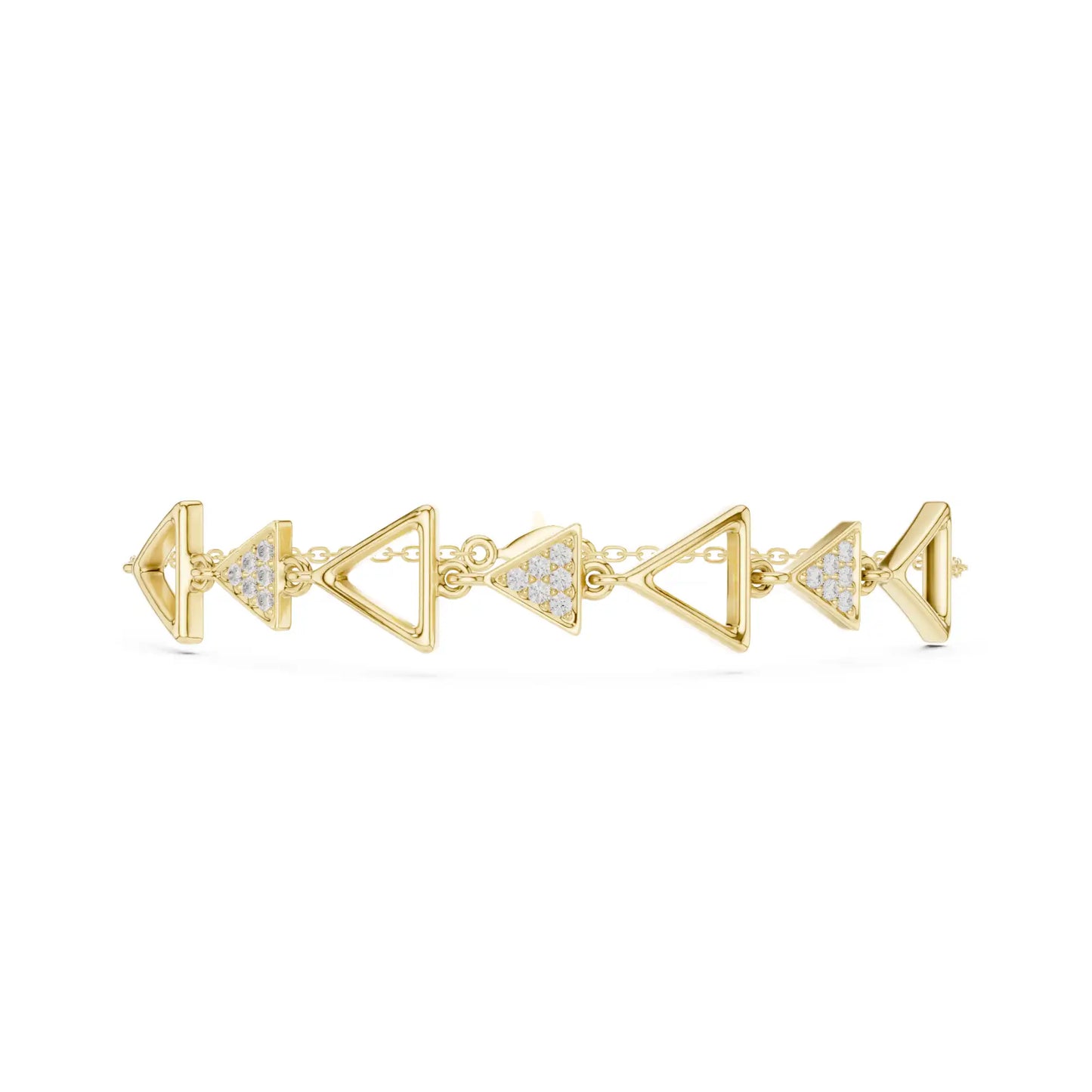 Triangle Link Bracelet For Women