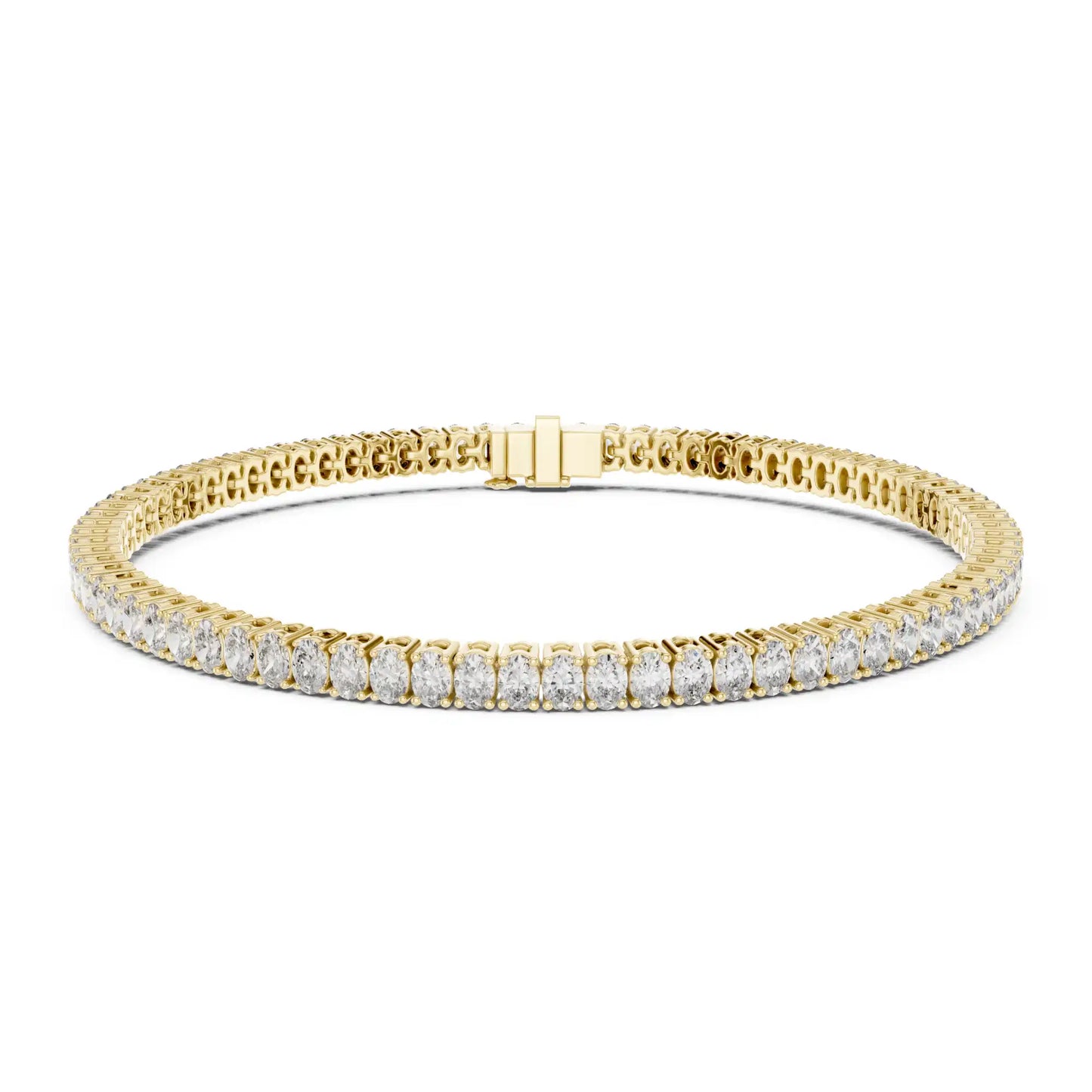 Oval Lab Grown Diamond Tennis Bracelet | Liberty Line