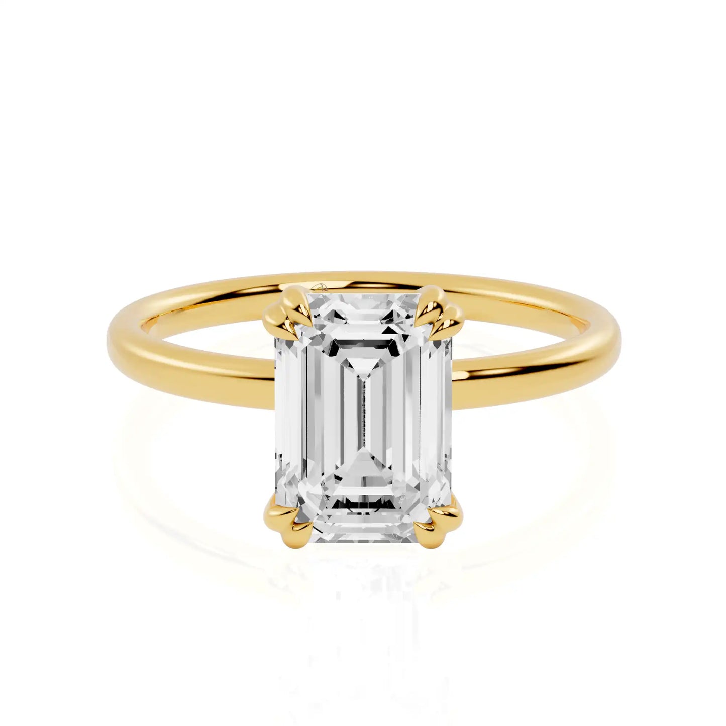 Double Prong Lab Grown Diamond Solitaire Engagement Ring | High Park