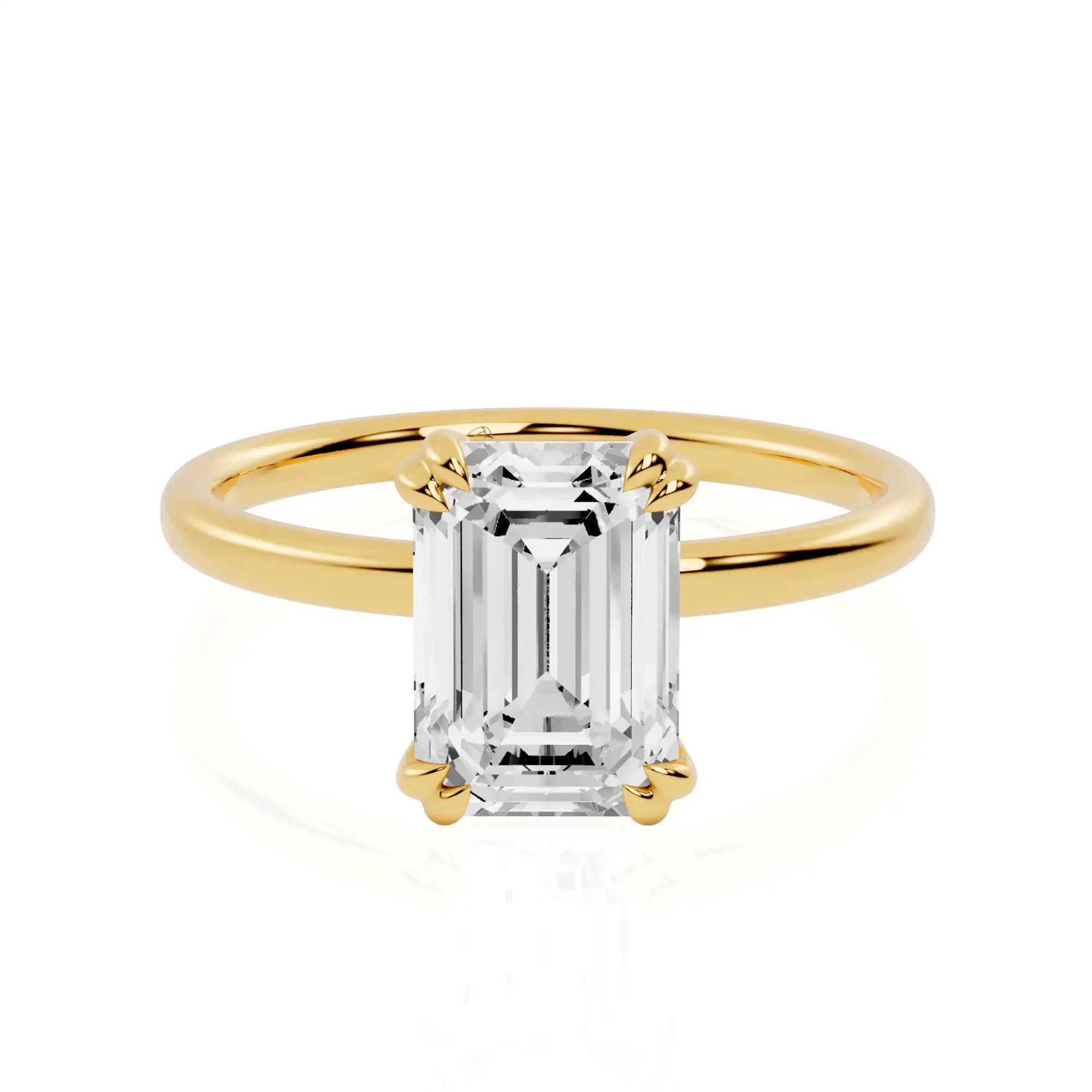 Double Prong Lab Grown Diamond Solitaire Engagement Ring | High Park
