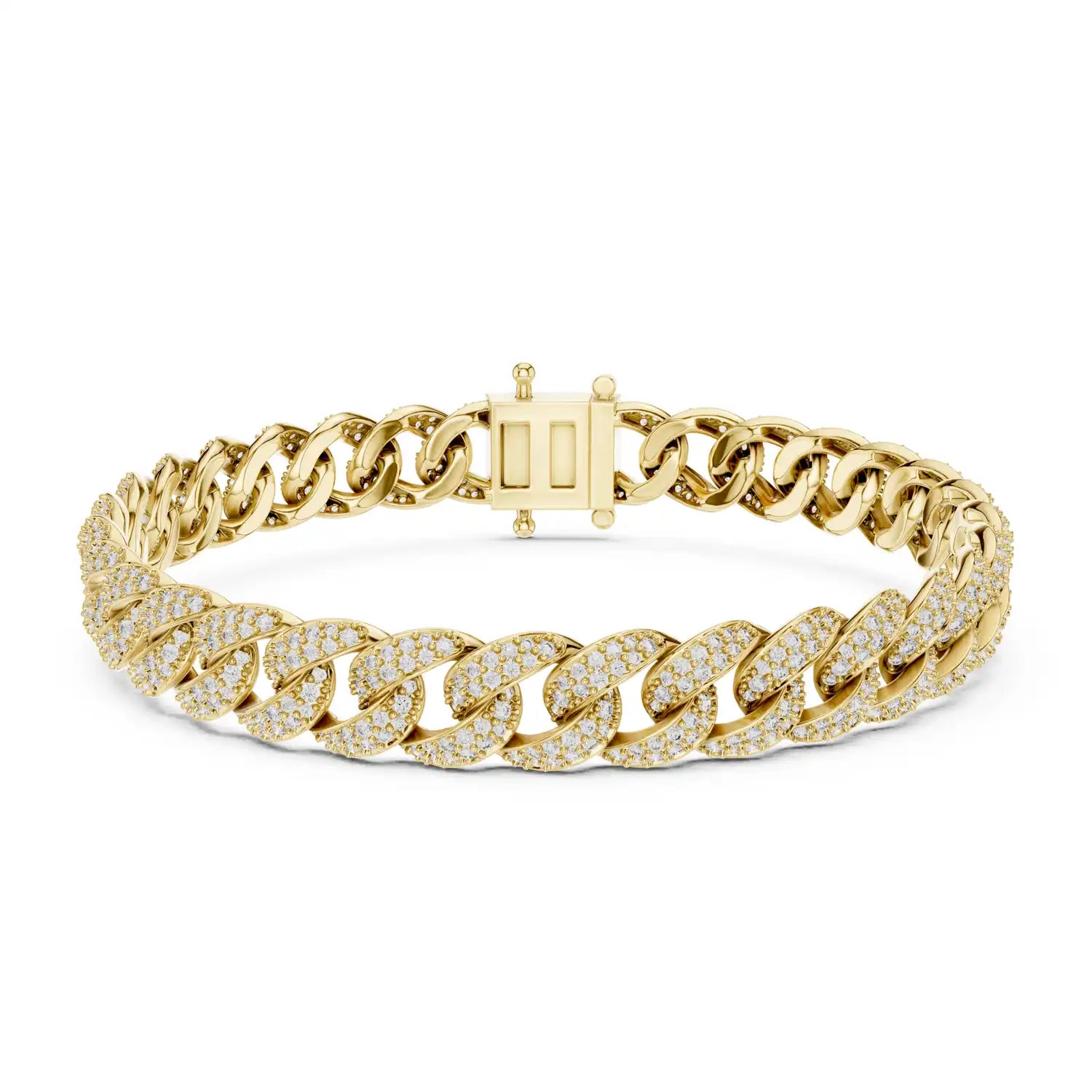 Iconic Iced-Out Cuban Link Bracelet | Gemma