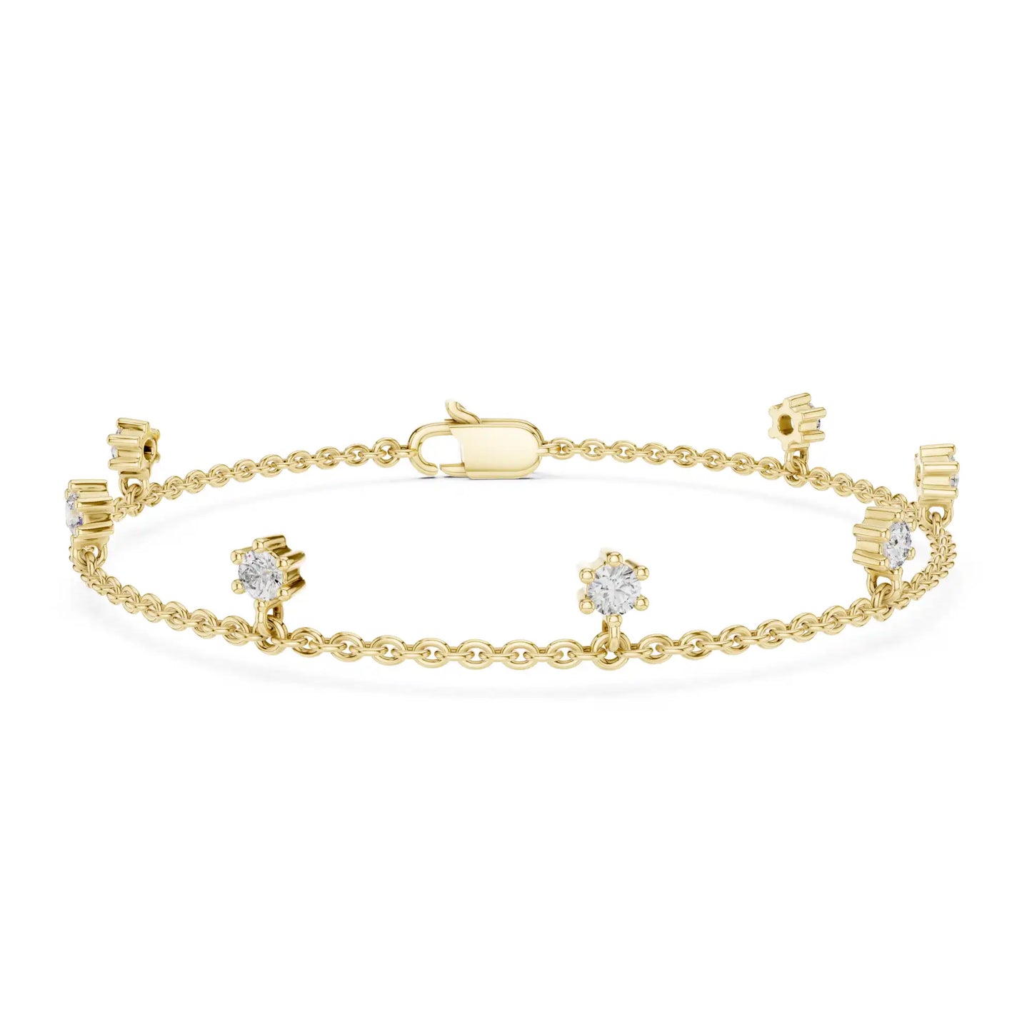 Floating Diamond Bracelet For Women
