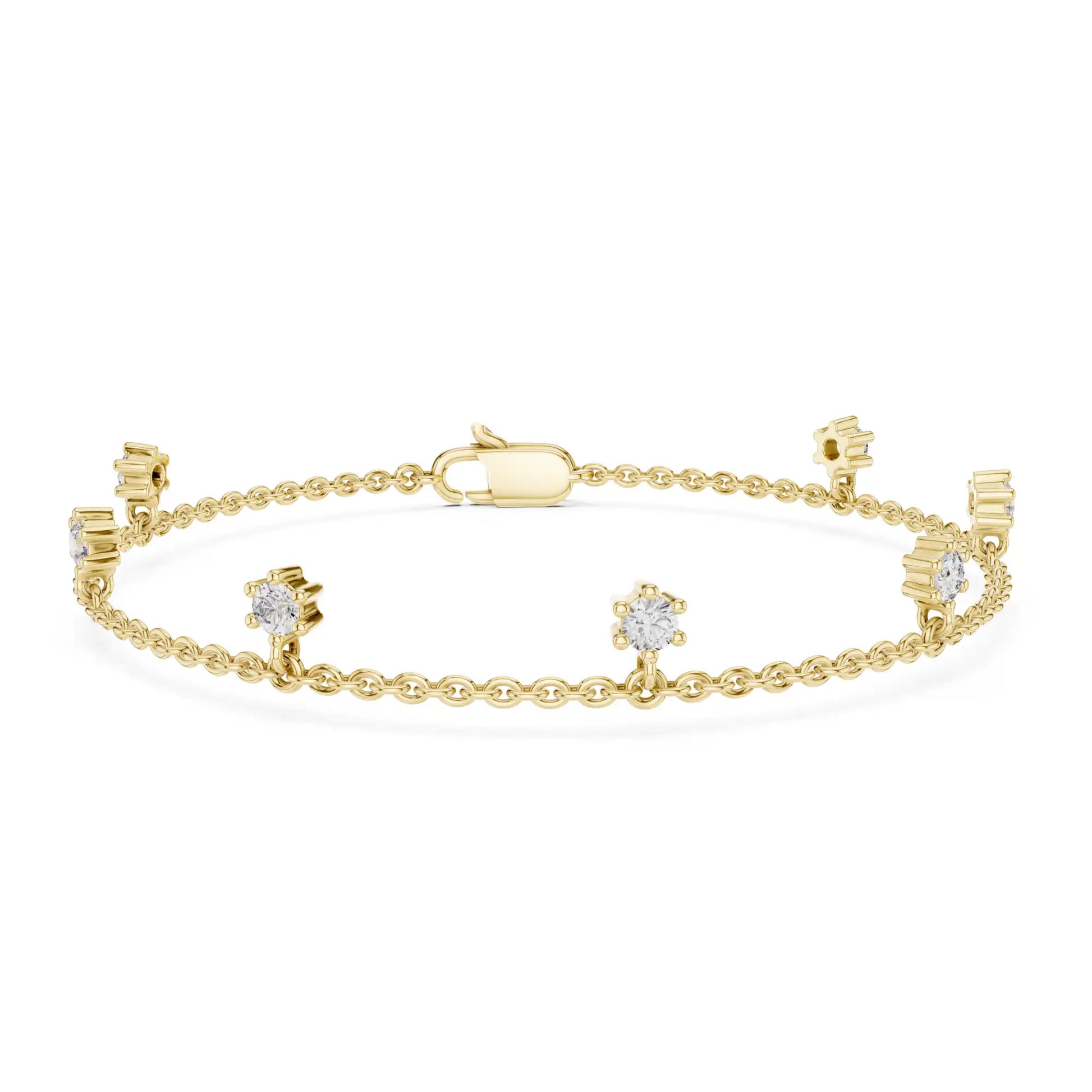 Floating Diamond Bracelet For Women