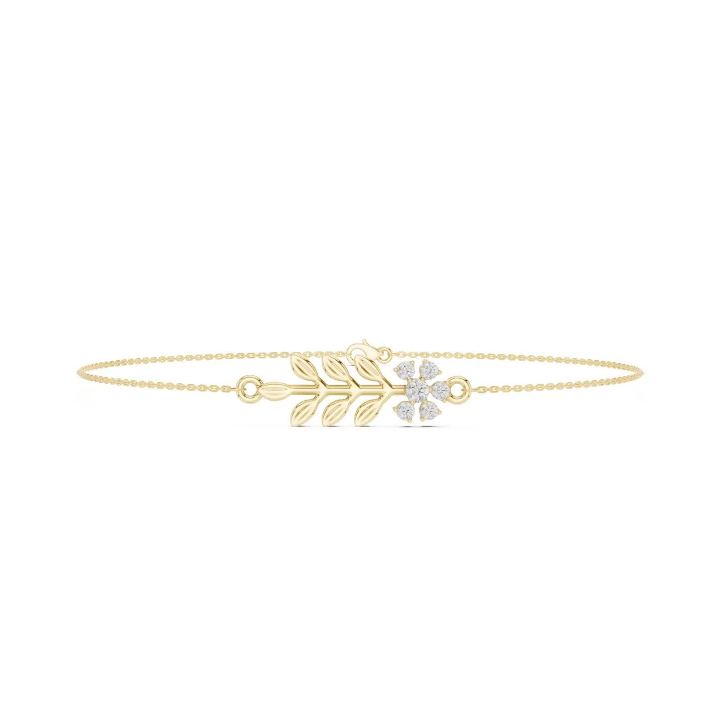 Botanical Blossom Chain Bracelet | Amora