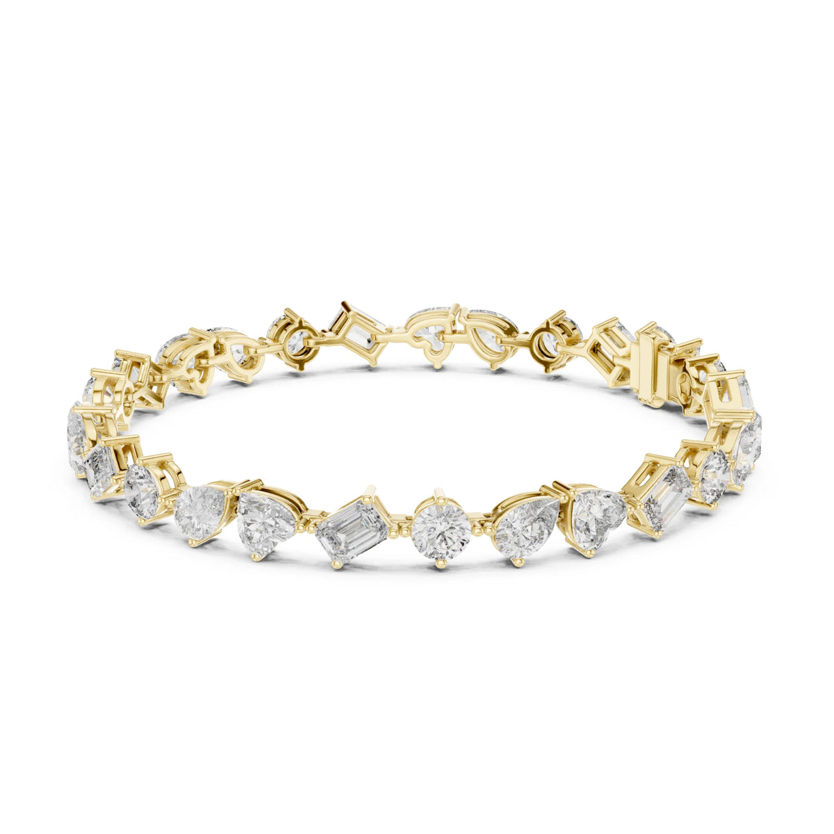 Multi-Shape Lab Grown Diamond Tennis Bracelet | Amalfi