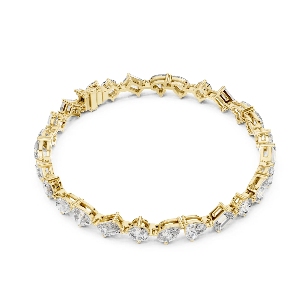 Multi-Shape Lab Grown Diamond Tennis Bracelet | Amalfi