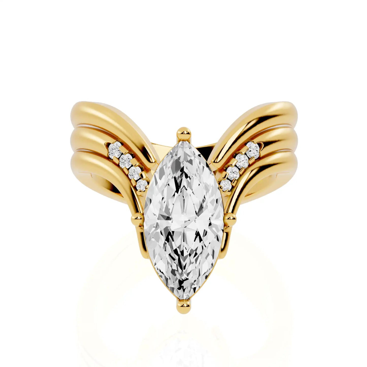 Marquise Cut Diamond Engagement Ring Set | Torna Sparkle