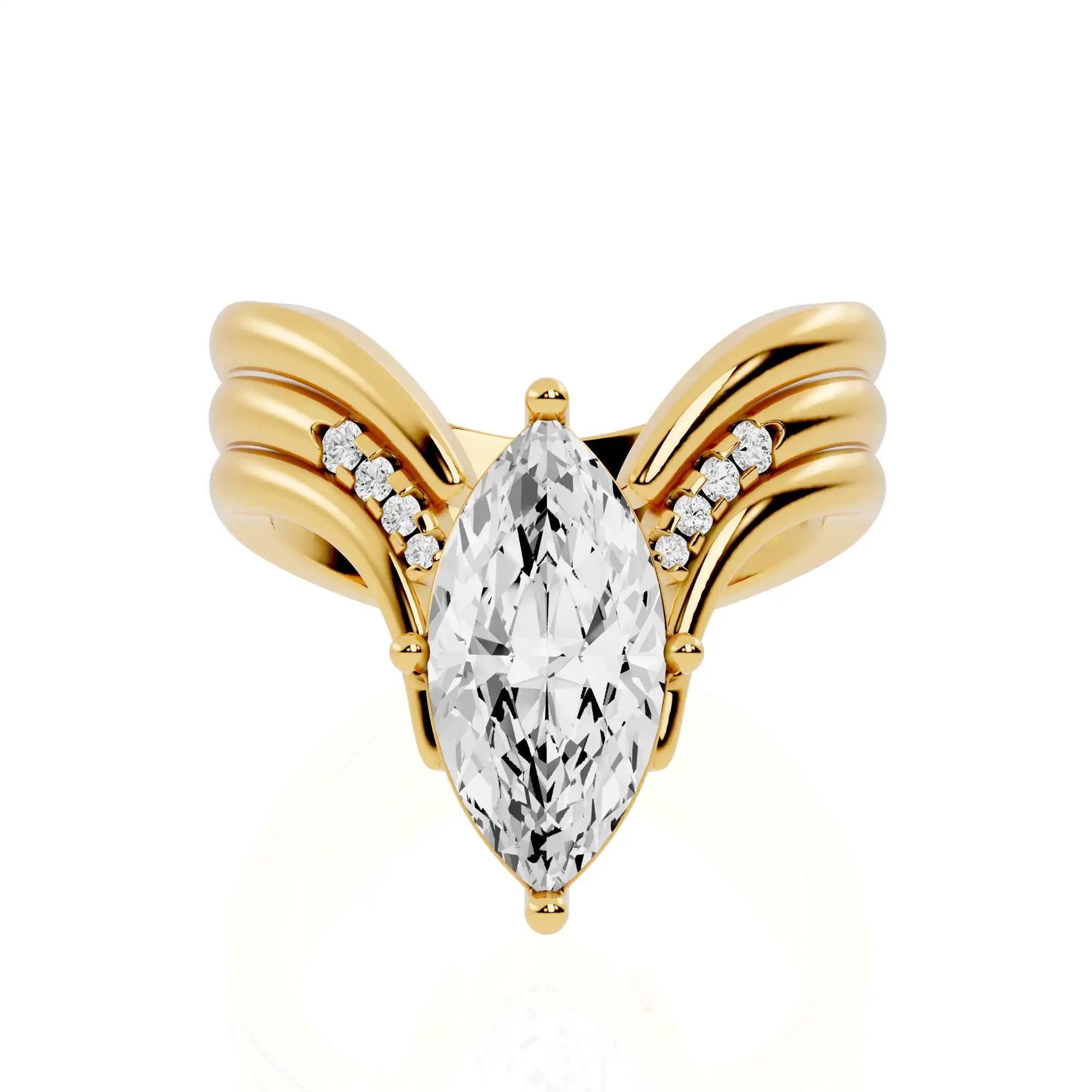 Marquise Cut Diamond Engagement Ring Set | Torna Sparkle