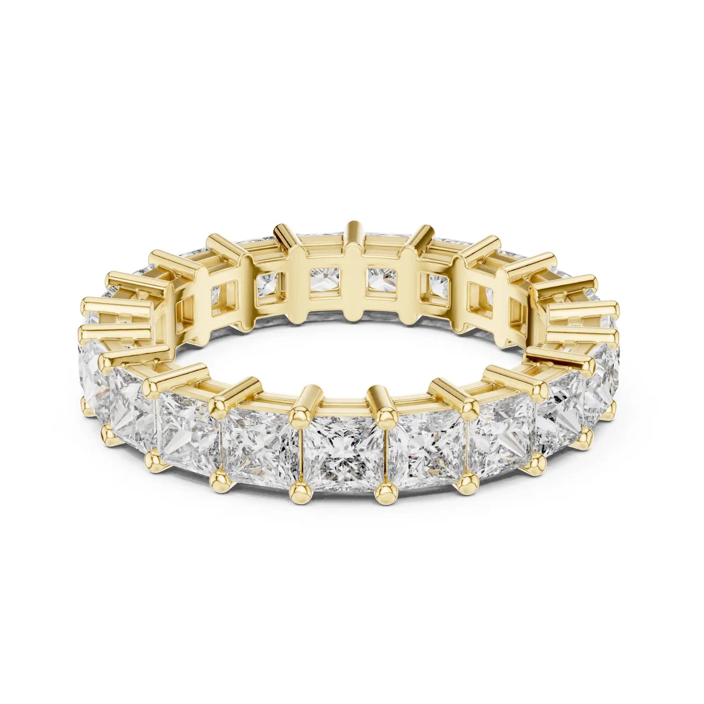 Princess Cut Lab Grown Diamond Eternity Ring | Kaira