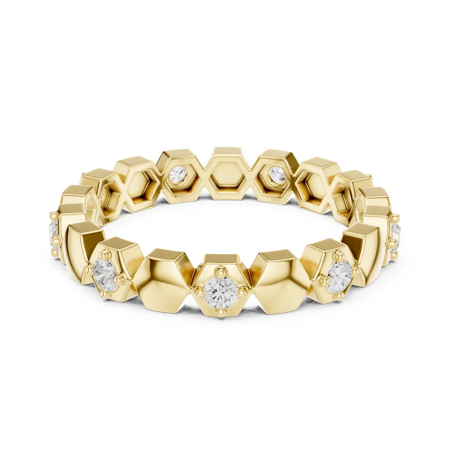 Round Lab Grown Diamond Eternity Ring | Domira