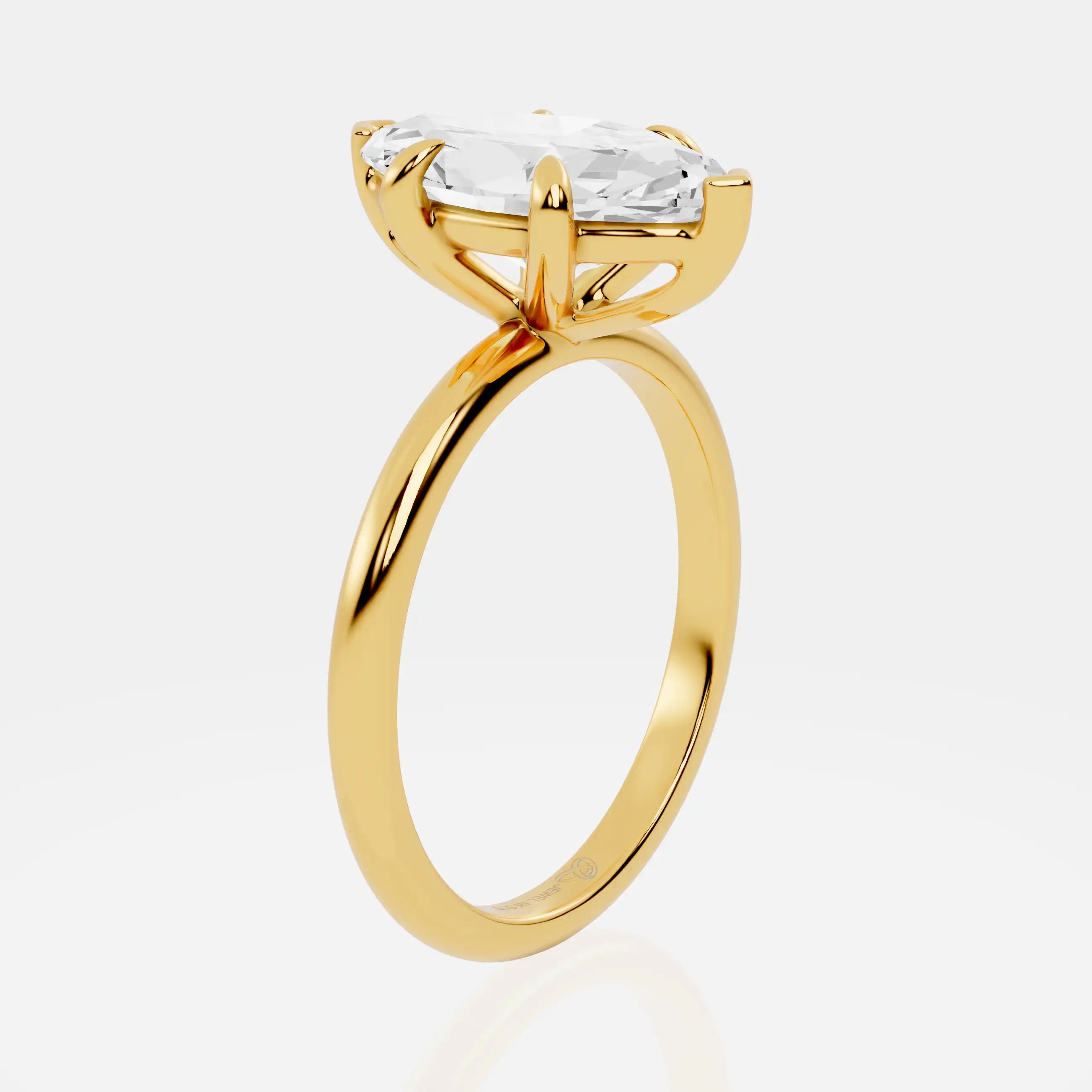 Solitaire Lab-Grown Diamond Engagement Ring | Toronto Elite