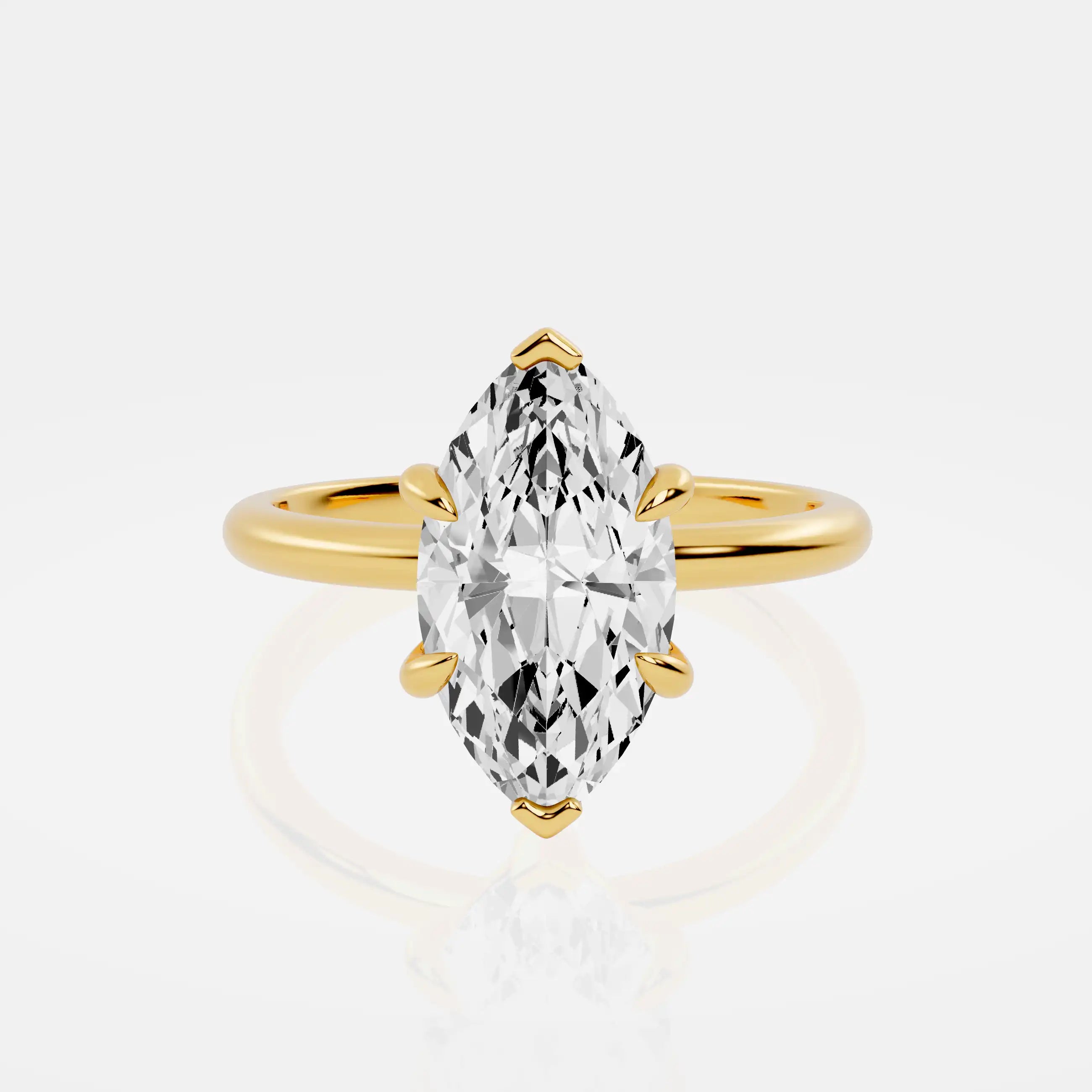 Solitaire Lab-Grown Diamond Engagement Ring | Toronto Elite