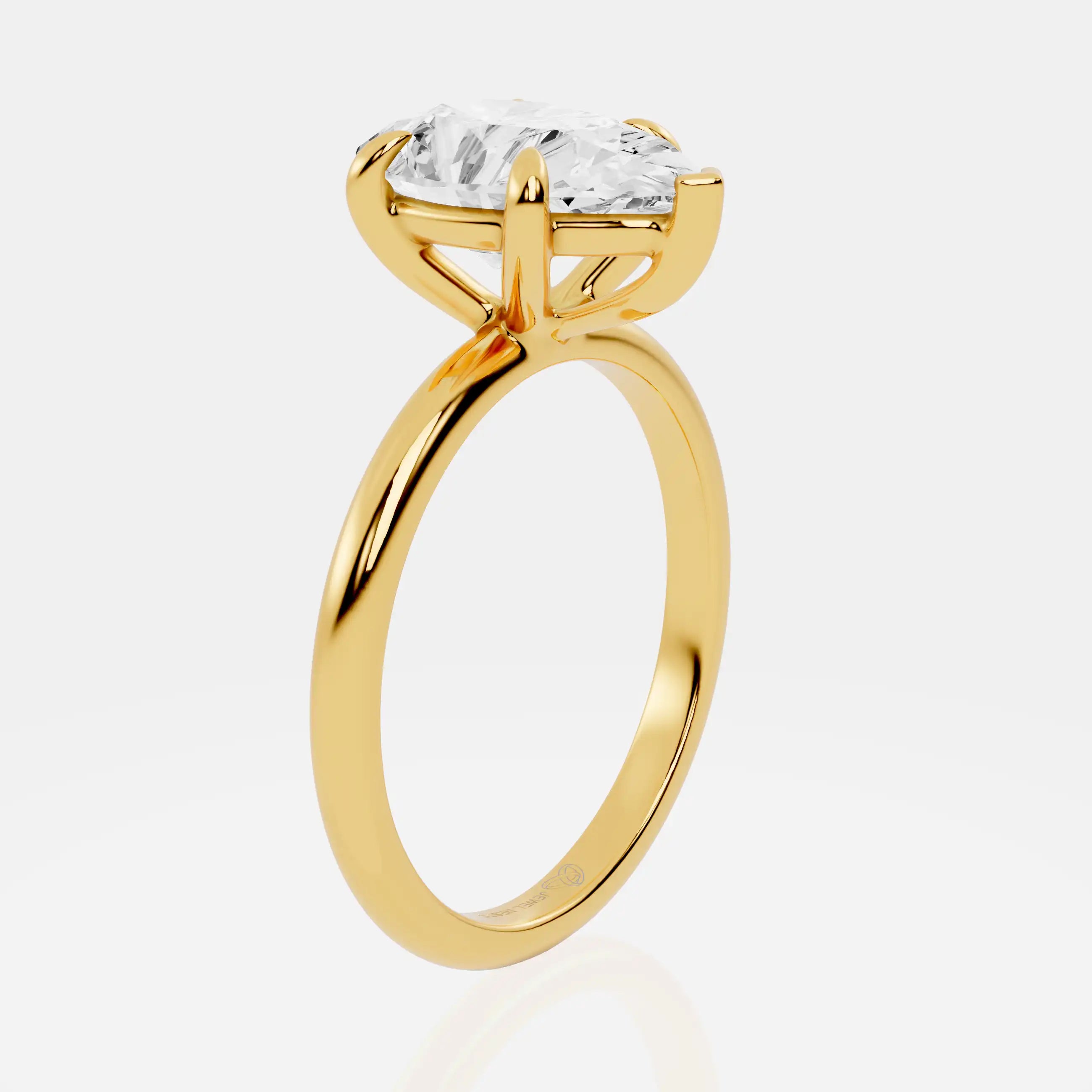 Solitaire Lab-Grown Diamond Engagement Ring | Toronto Elite