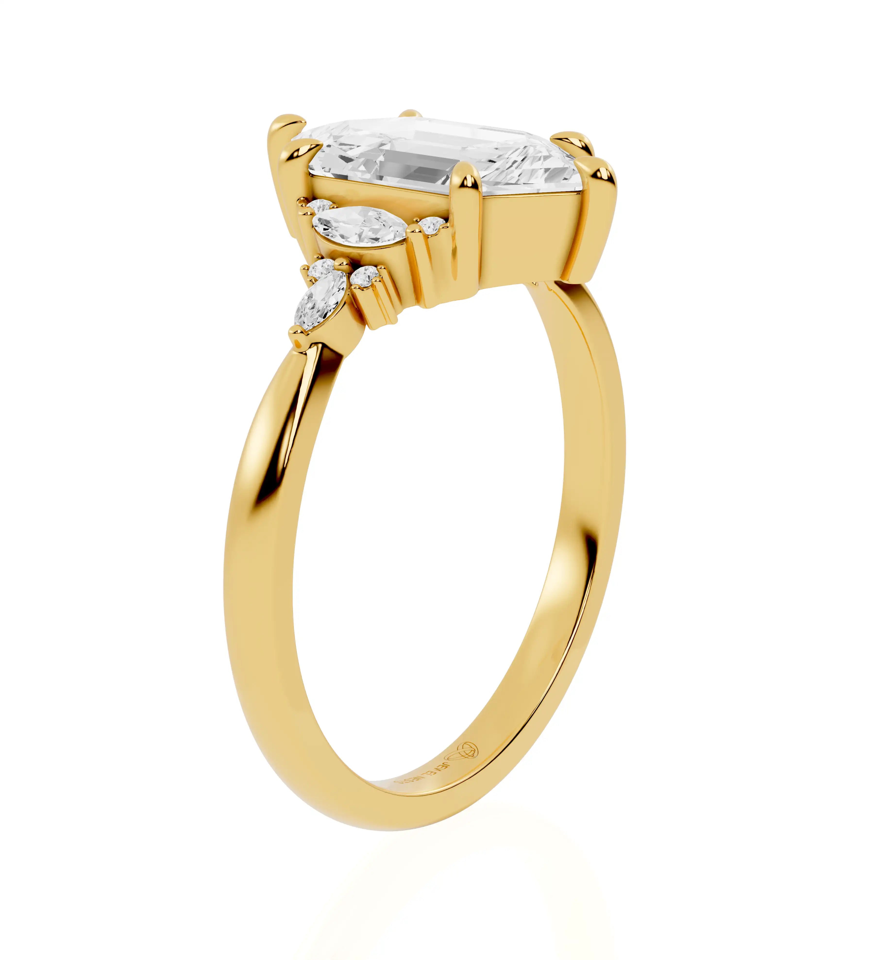 Dutch Marquise Diamond Engagement Ring | Portland Peak