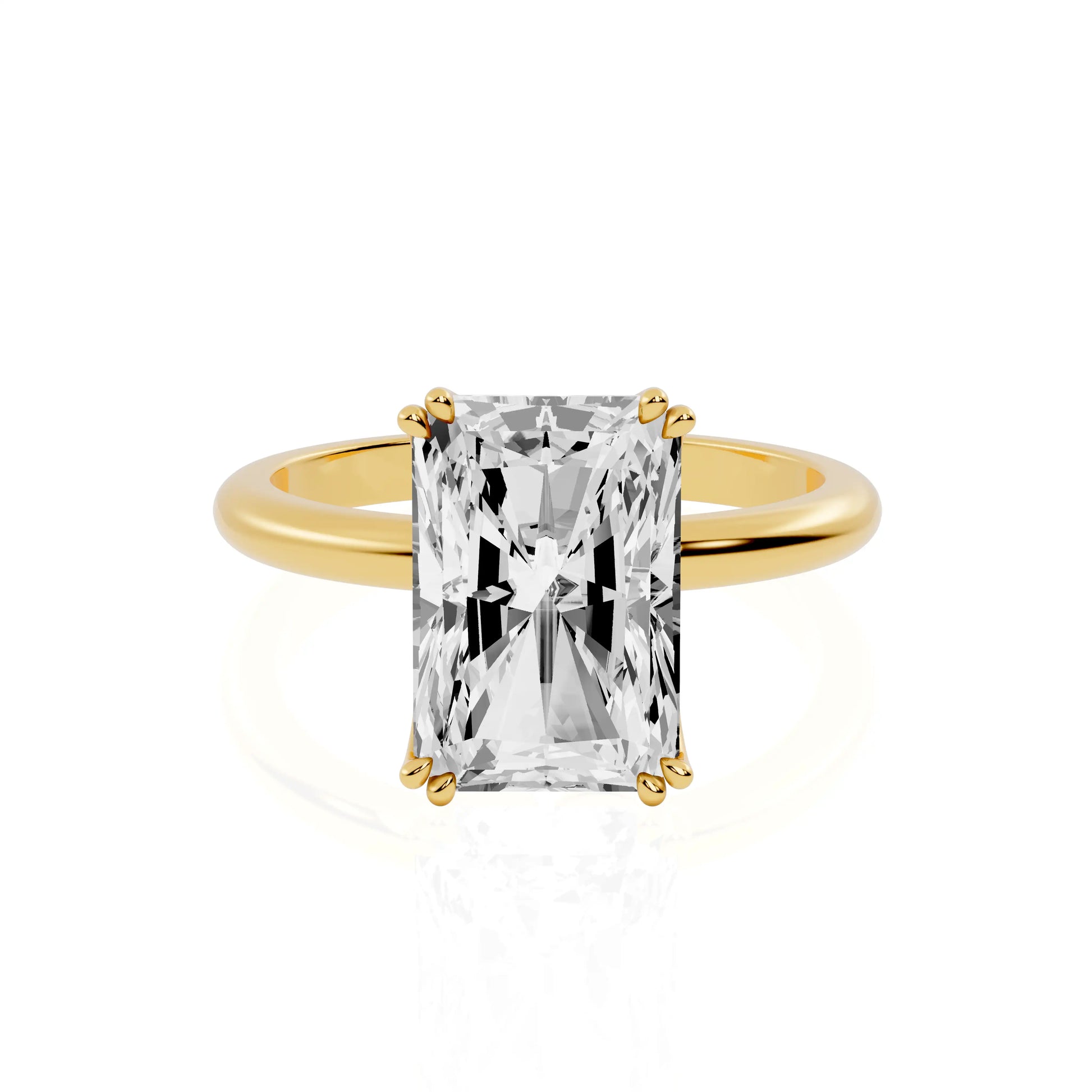 Radiant Cut Engagement Rings Online