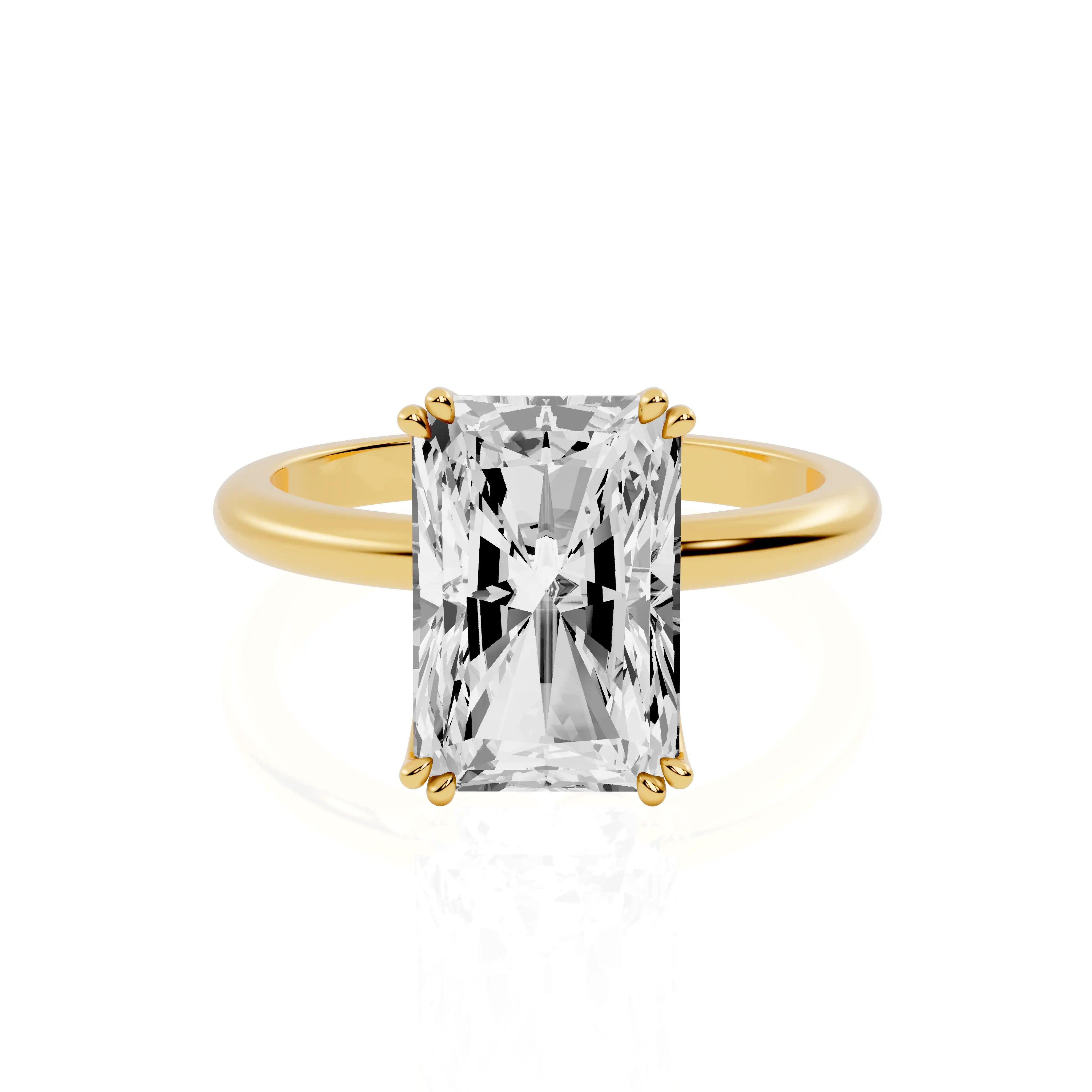Radiant Cut Engagement Rings Online