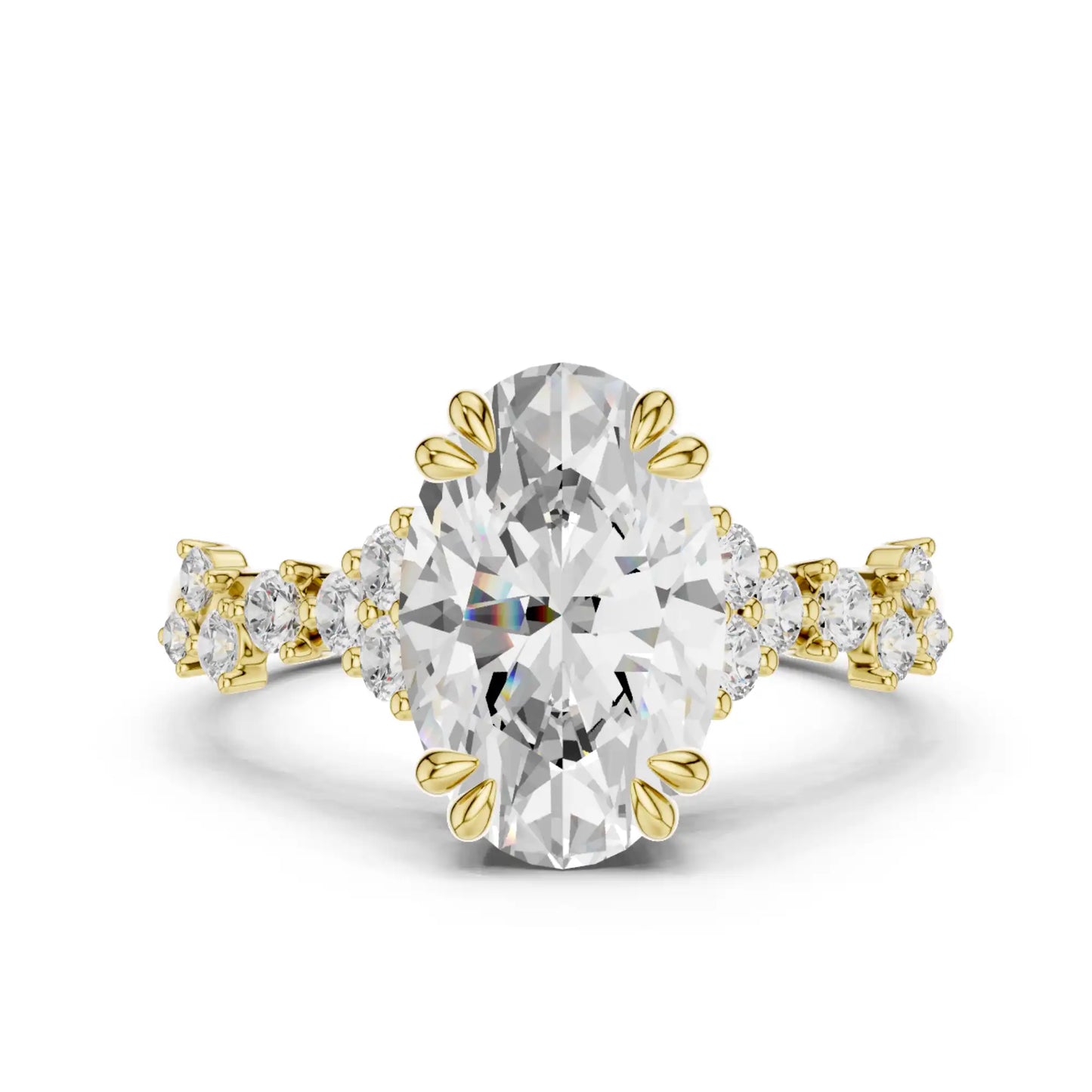 Oval Engagement Ring with Hidden Halo | Seattle Zenith