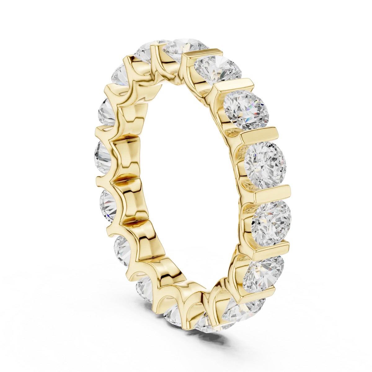 Round Lab Grown Diamond Eternity Ring | Oriael