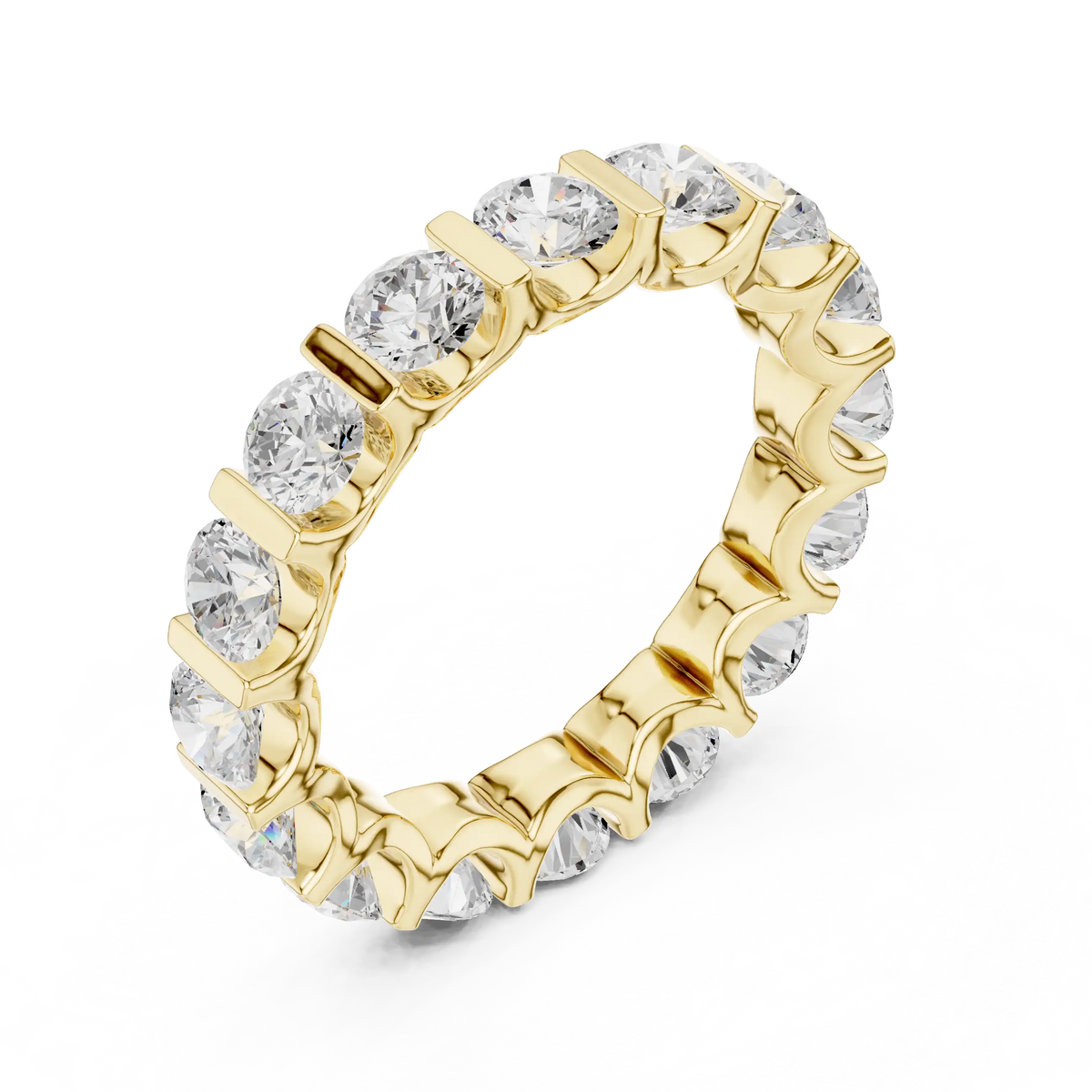 Round Lab Grown Diamond Eternity Ring | Oriael