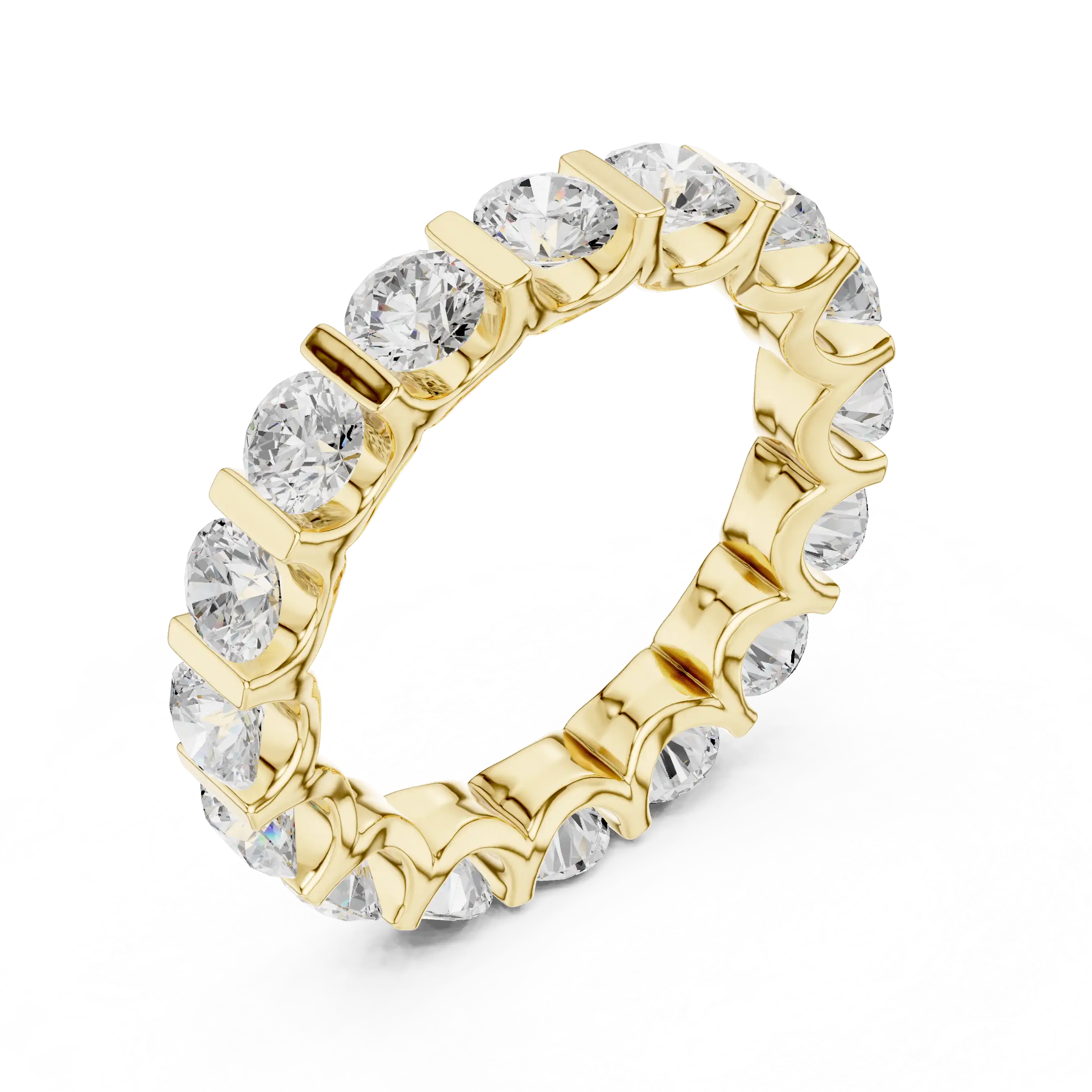 Round Lab Grown Diamond Eternity Ring | Oriael