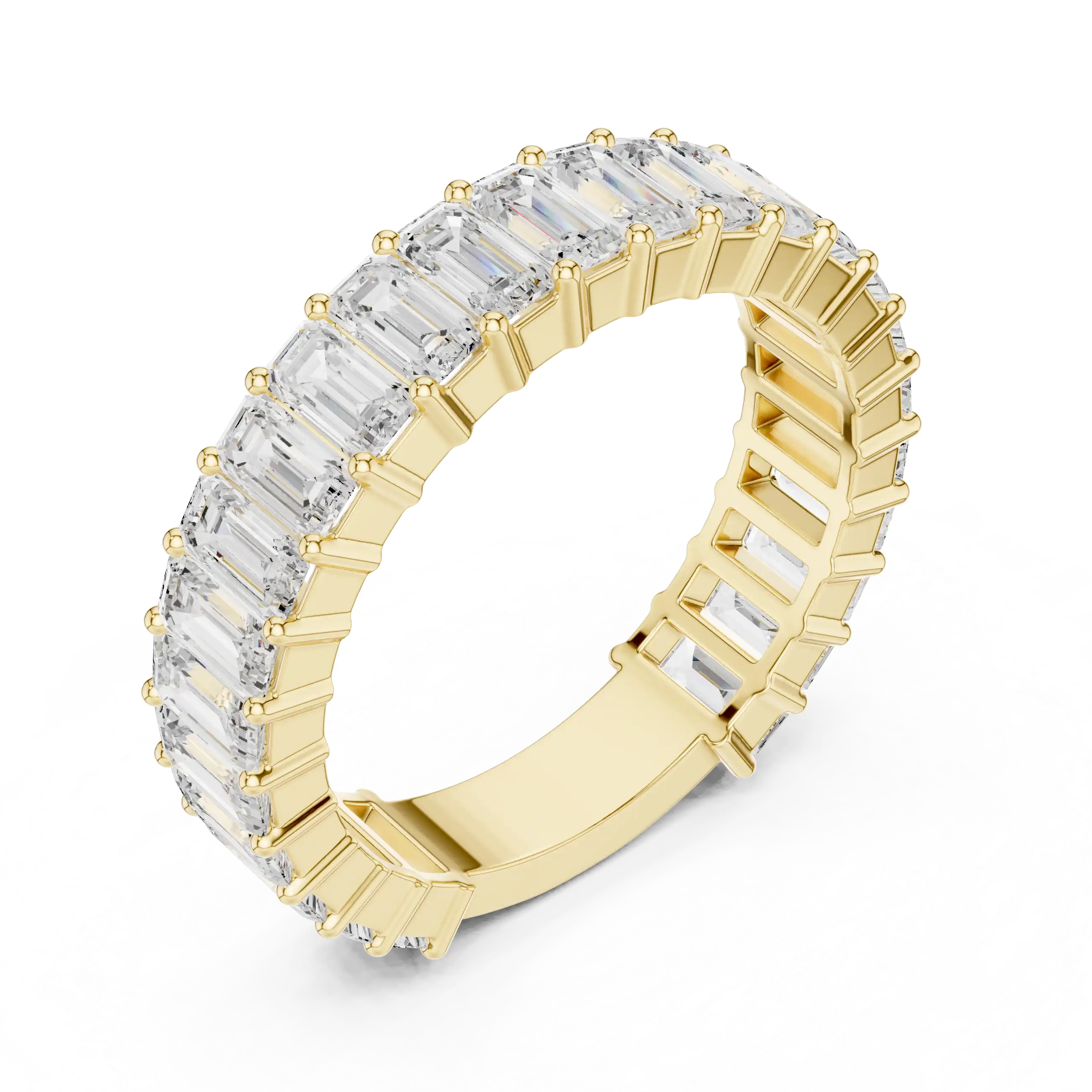 Baguette Cut  Lab Grown Diamond Eternity Ring | Norelle