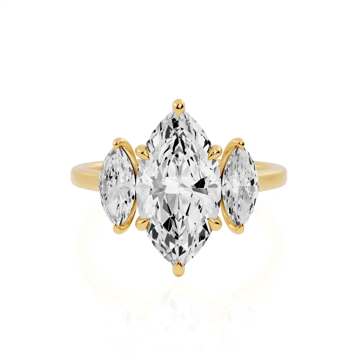 Three-Stone Lab Grown Diamond Engagement Ring | Macau Zephyr