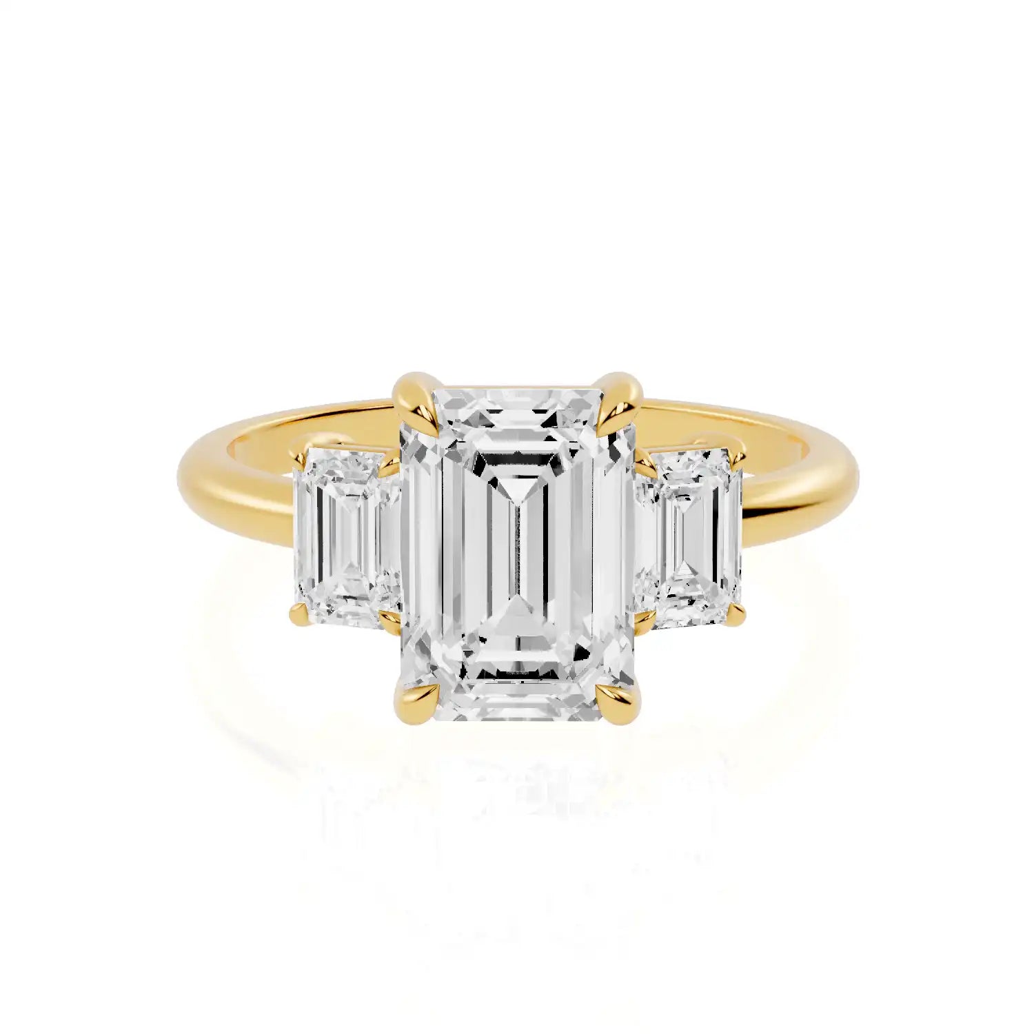 Three-Stone Lab Grown Diamond Engagement Ring | Jaipur Solstice