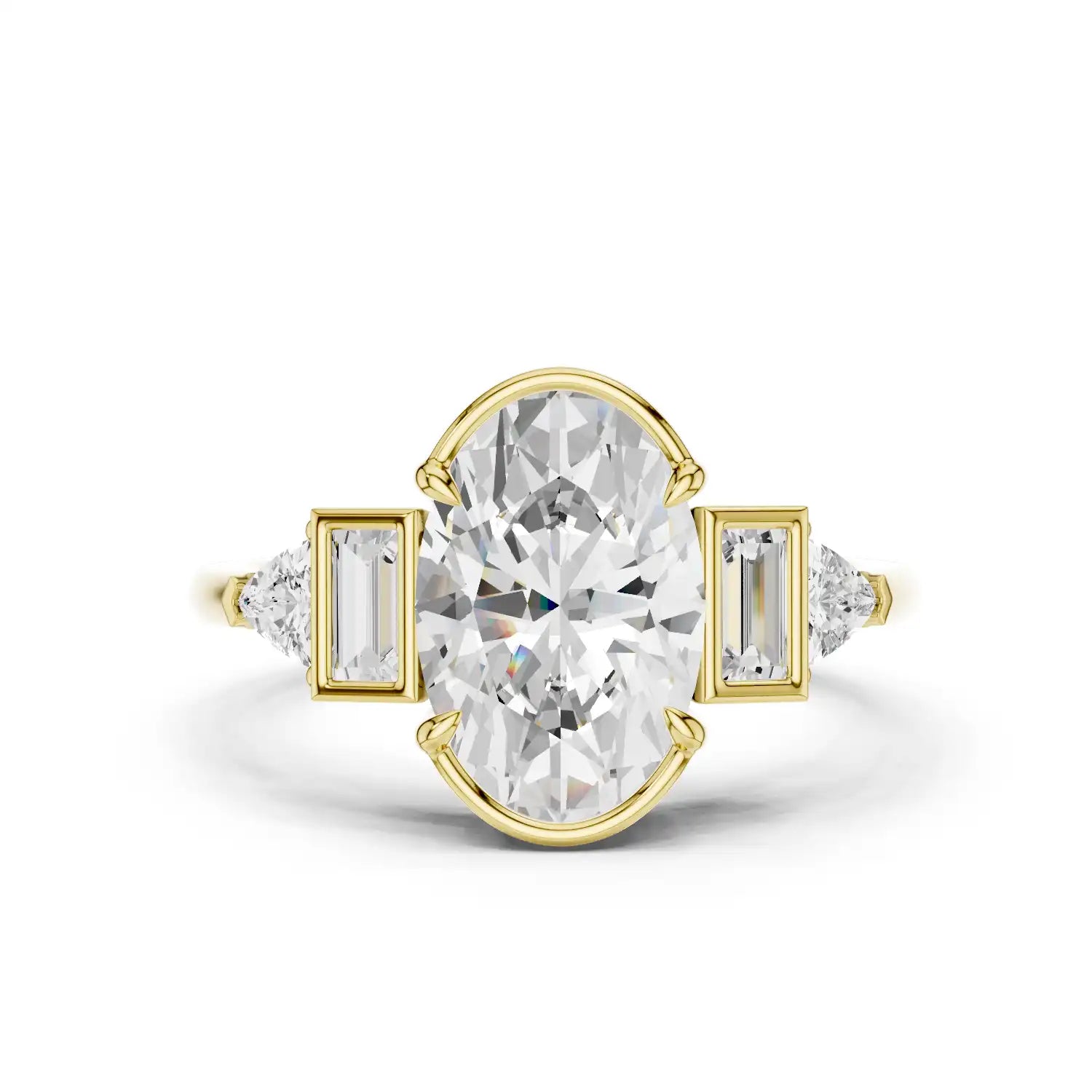 Oval Cut Lab Grown Diamond Engagement Ring | Eleanor Opulence