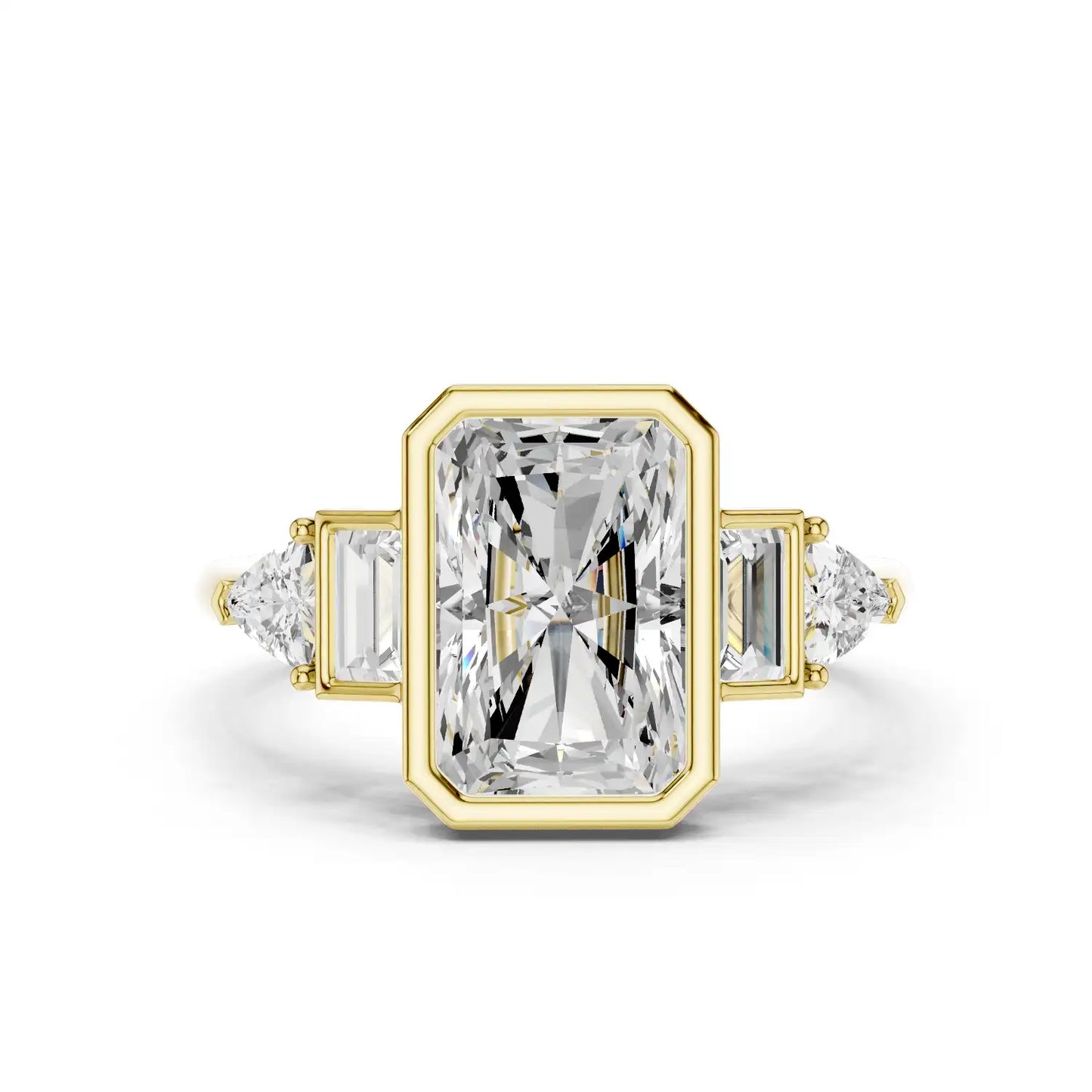 Radiant Cut Lab Grown Diamond Engagement Ring | Sonja Aura