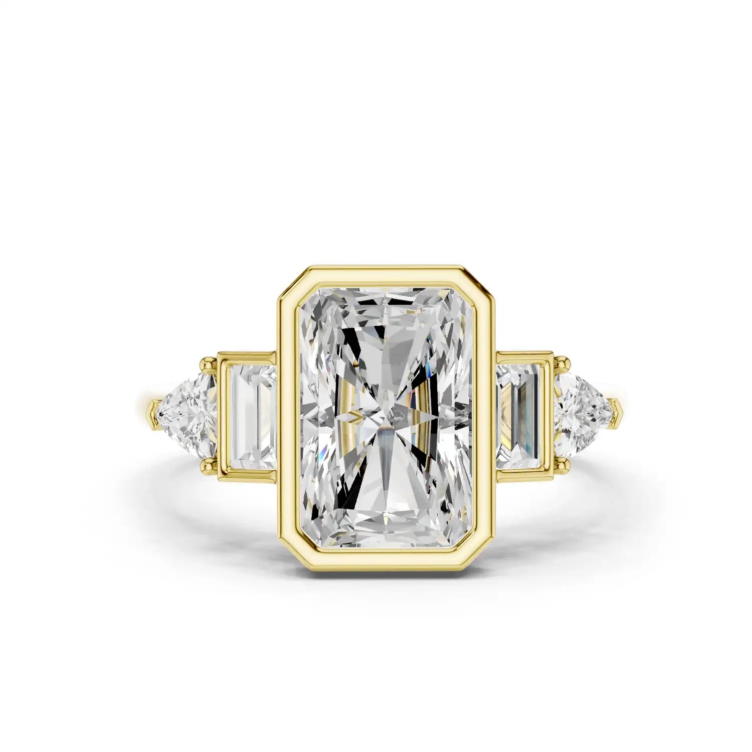 Radiant Cut Lab Grown Diamond Engagement Ring | Sonja Aura