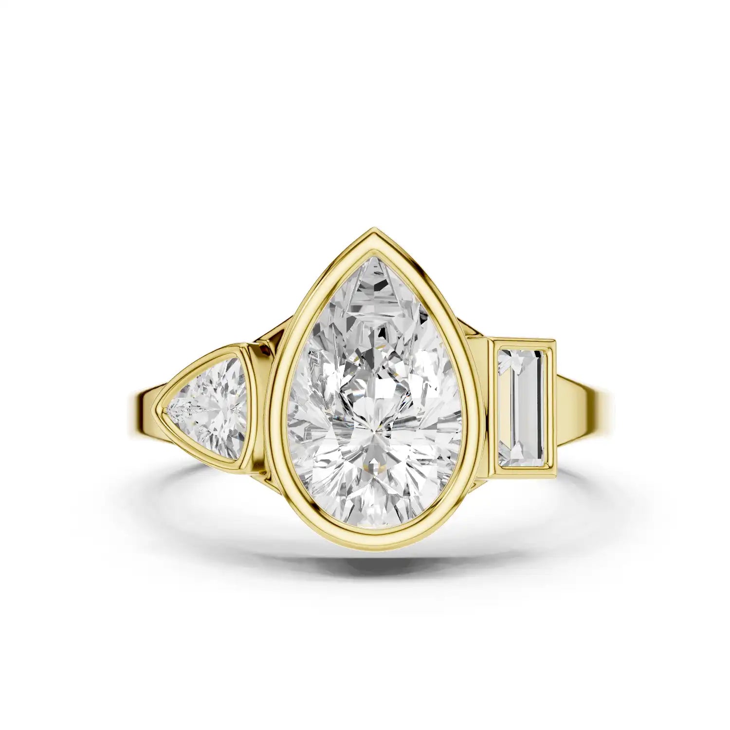 Pear Cut Lab Grown Diamond Engagement Ring | Helena Brilliance