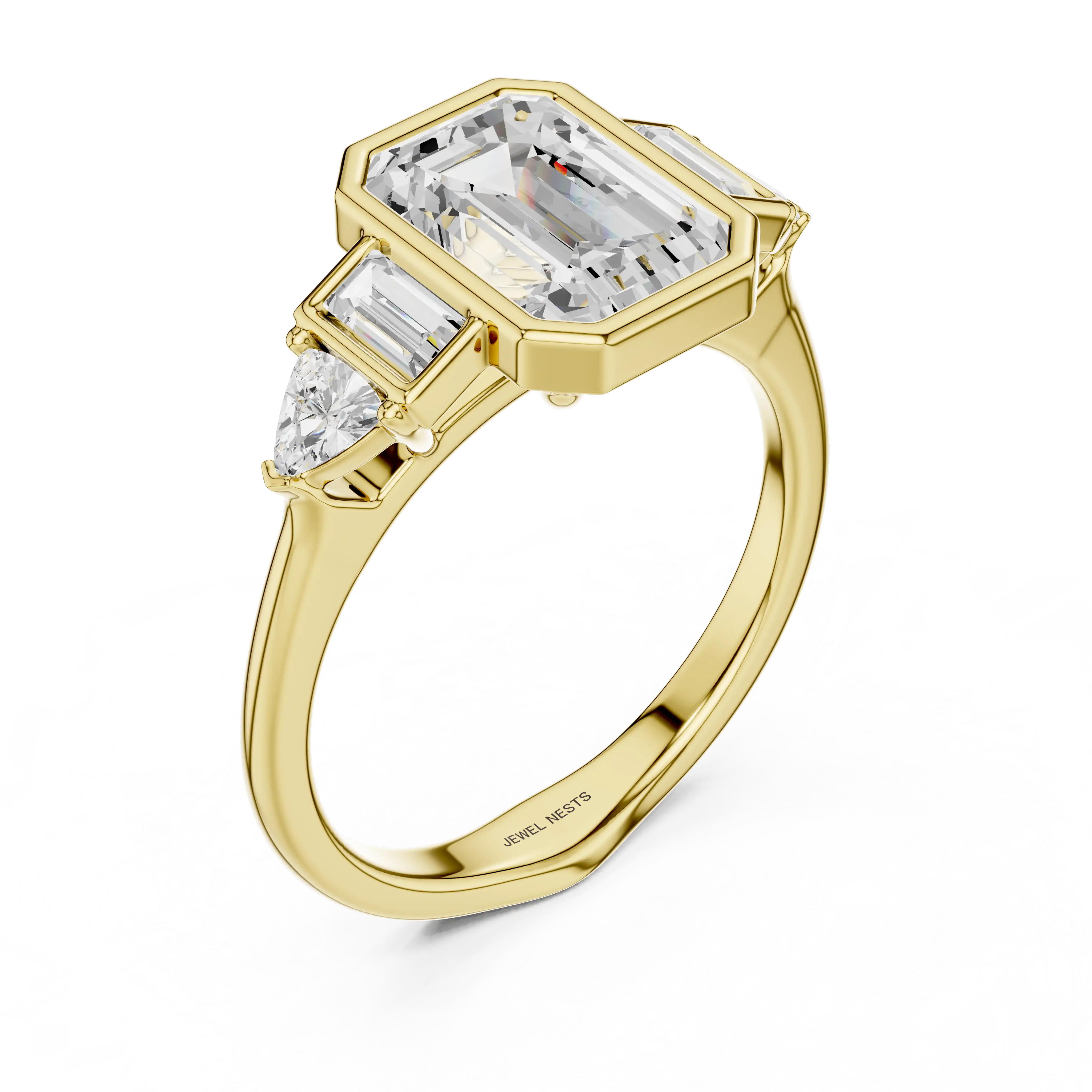 Emerald Cut Engagement Ring | Amalia Splendor