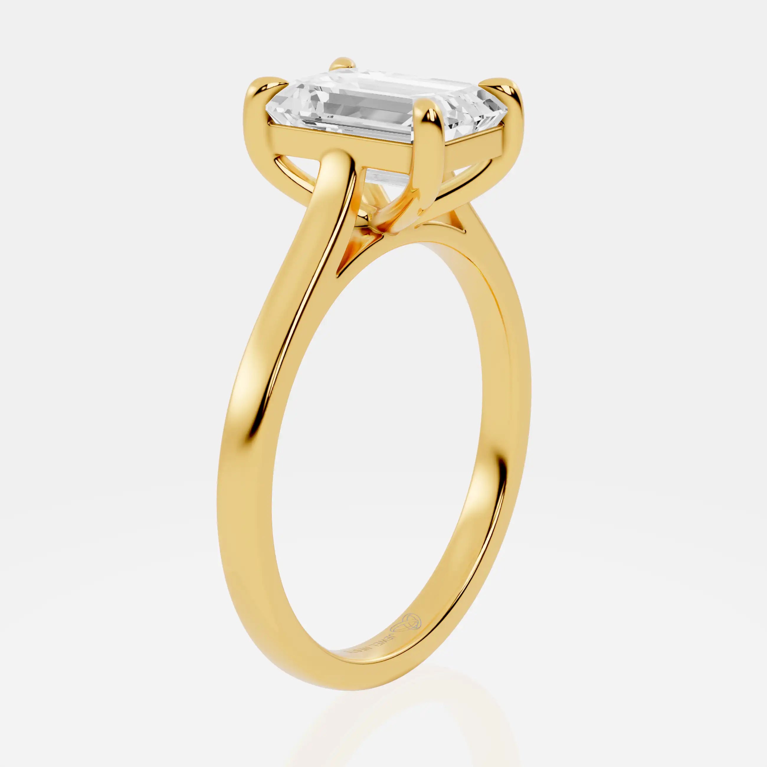 Solitaire Lab-Grown Diamond Engagement Ring | | CN Spark