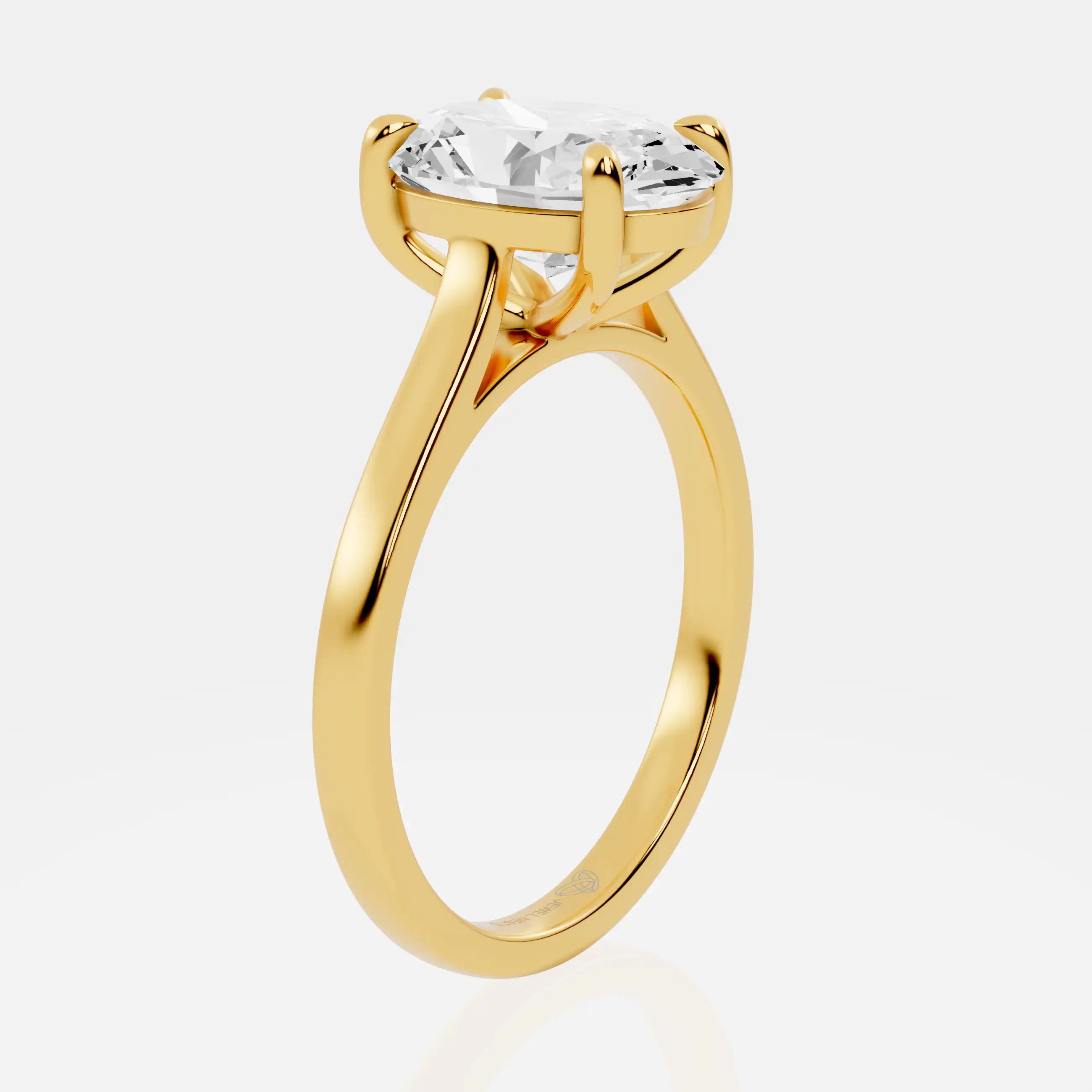 Solitaire Lab-Grown Diamond Engagement Ring | | CN Spark