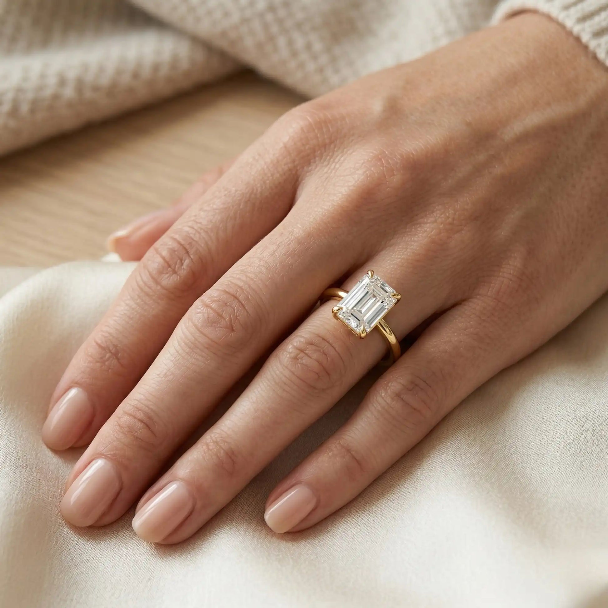 Solitaire Lab-Grown Diamond Engagement Ring | Toronto Elite
