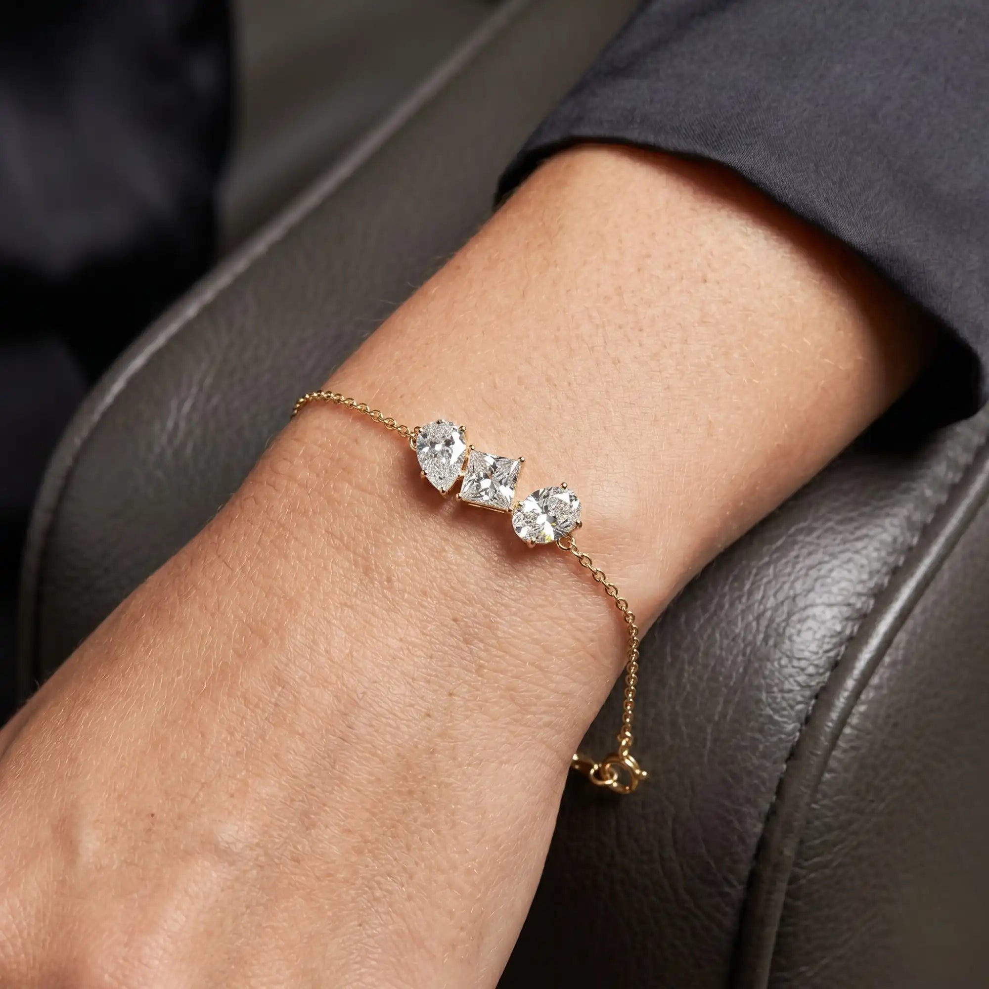 Trinities Multi-Shape Diamond Bracelet | Cielo
