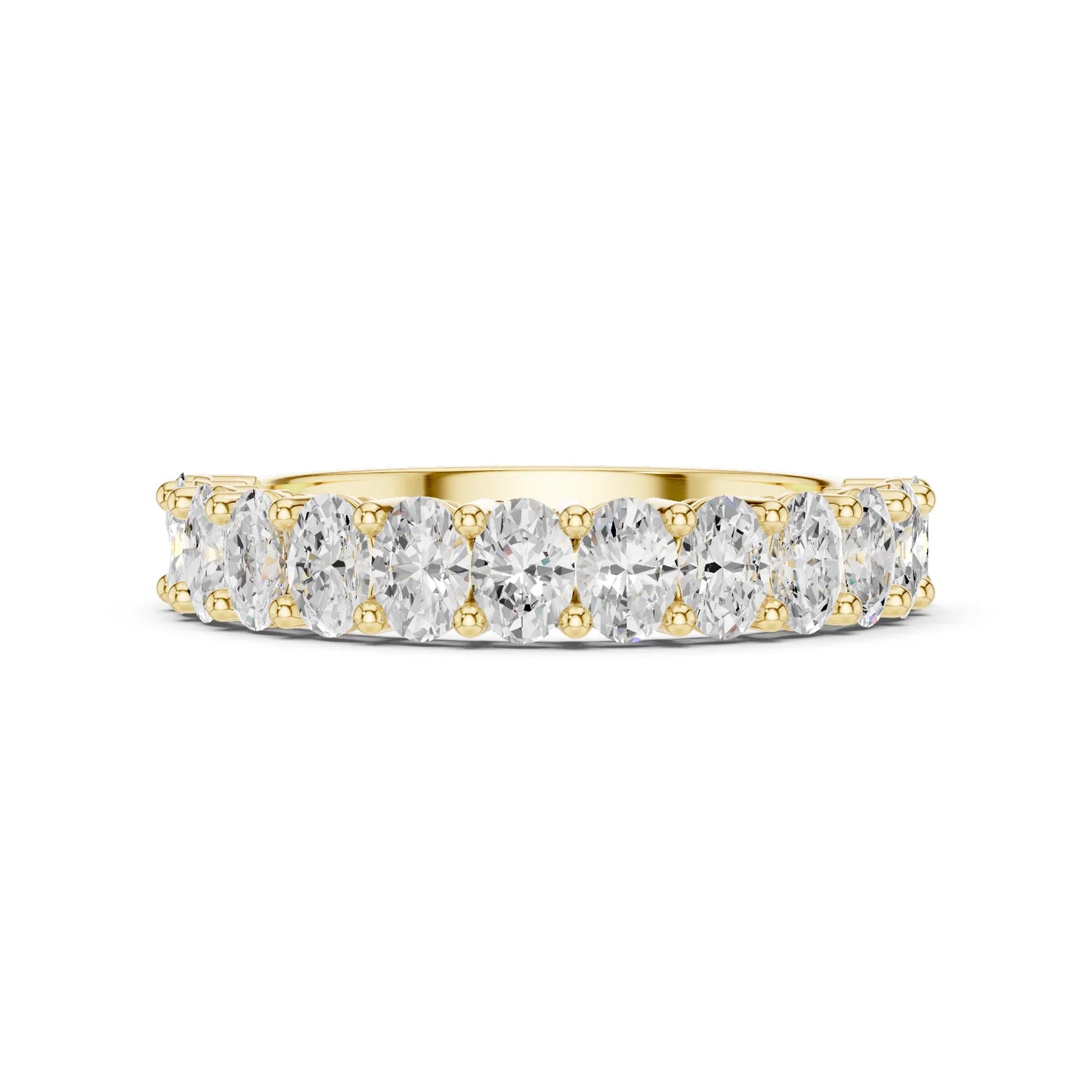 Oval Lab Grown Diamond Stackable Wedding Band | Asteriq
