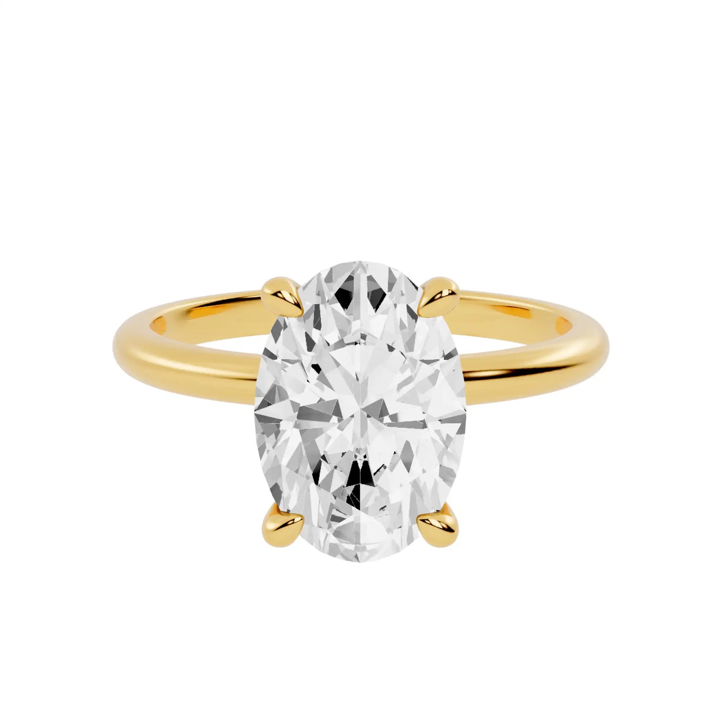 Hidden Halo Lab Grown Diamond Solitaire Engagement Ring | Venci Bliss